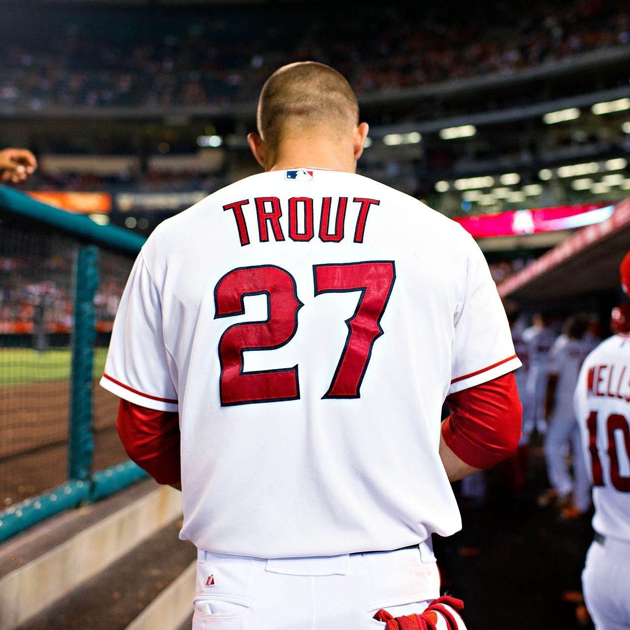 Mike Trout, Baseball, Los Angeles, Angels, Hintergrundbild, 1280x1280 HD Handy