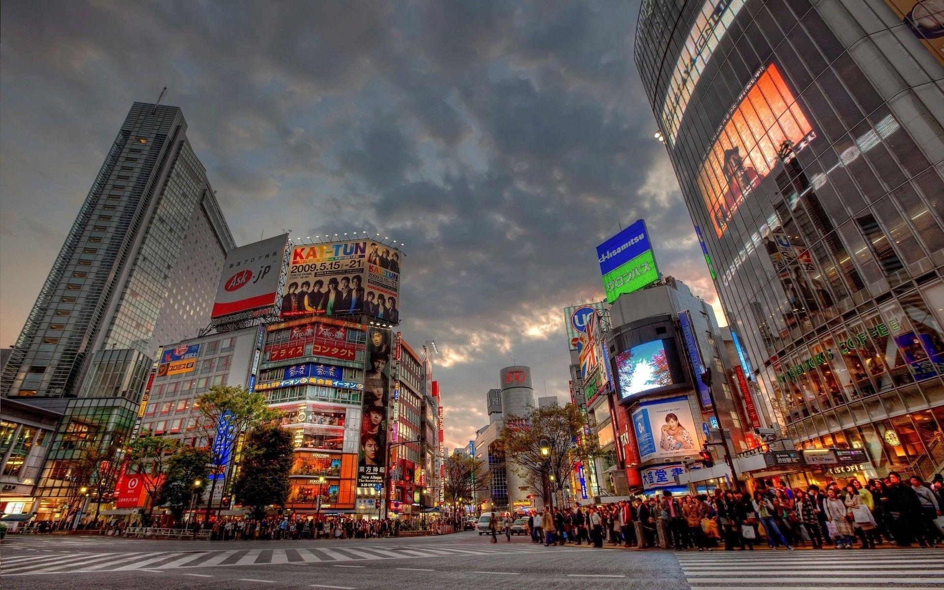 Tokyo, Japan, Desktop Bild, Stadtansicht, Fotografie, 1920x1200 HD Desktop