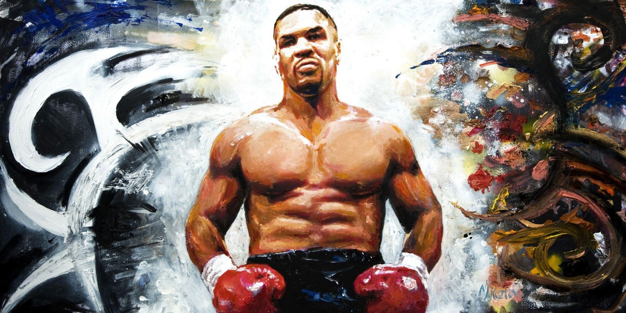 Mike Tyson, Hochwertige Bilder, Box Idol, HD-Qualität, 2000x1000 Dual Screen Desktop