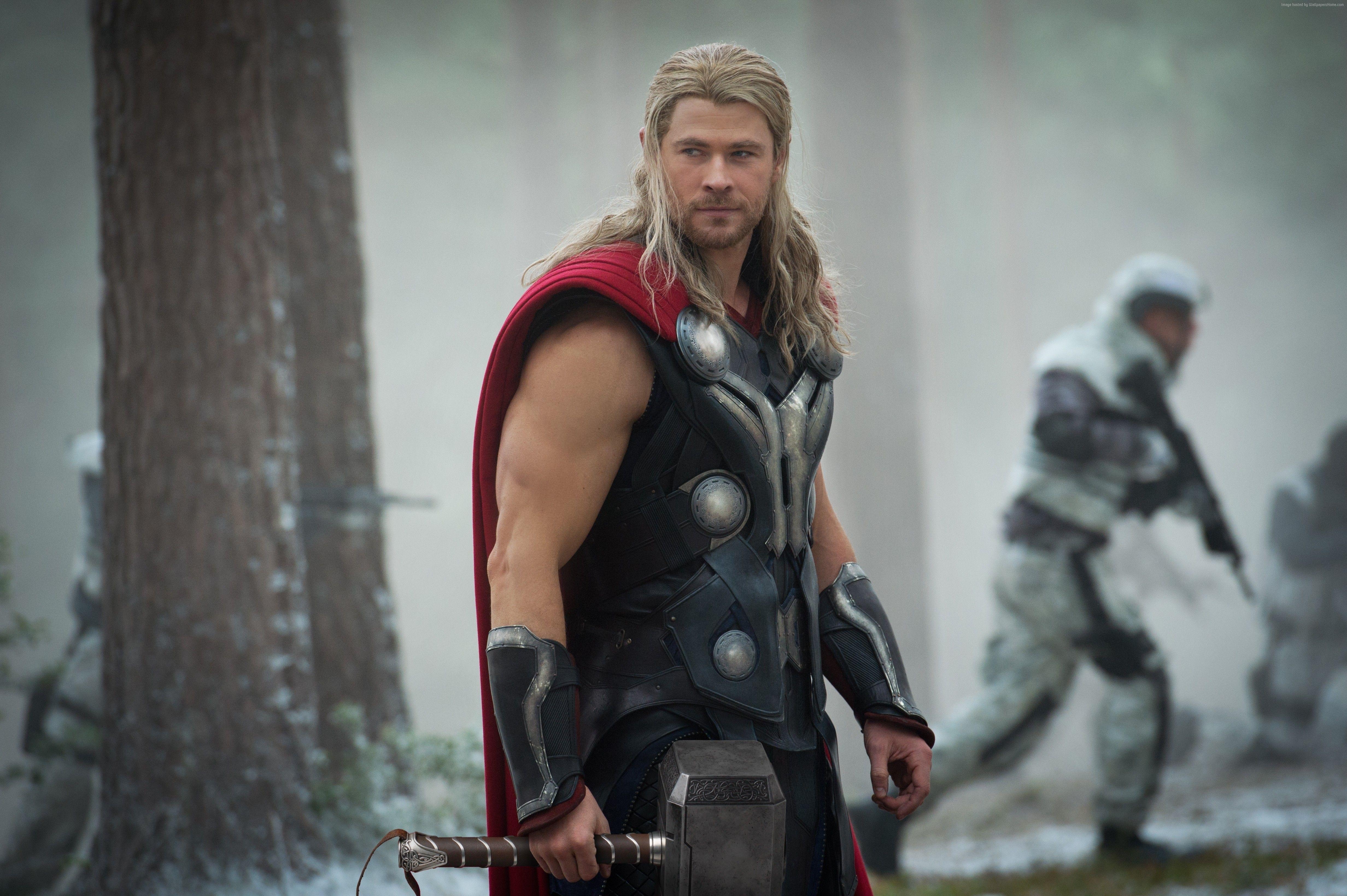 Chris Hemsworth, Thor: Ragnarok, Marvel, Kino, Action, 4930x3280 4K Desktop