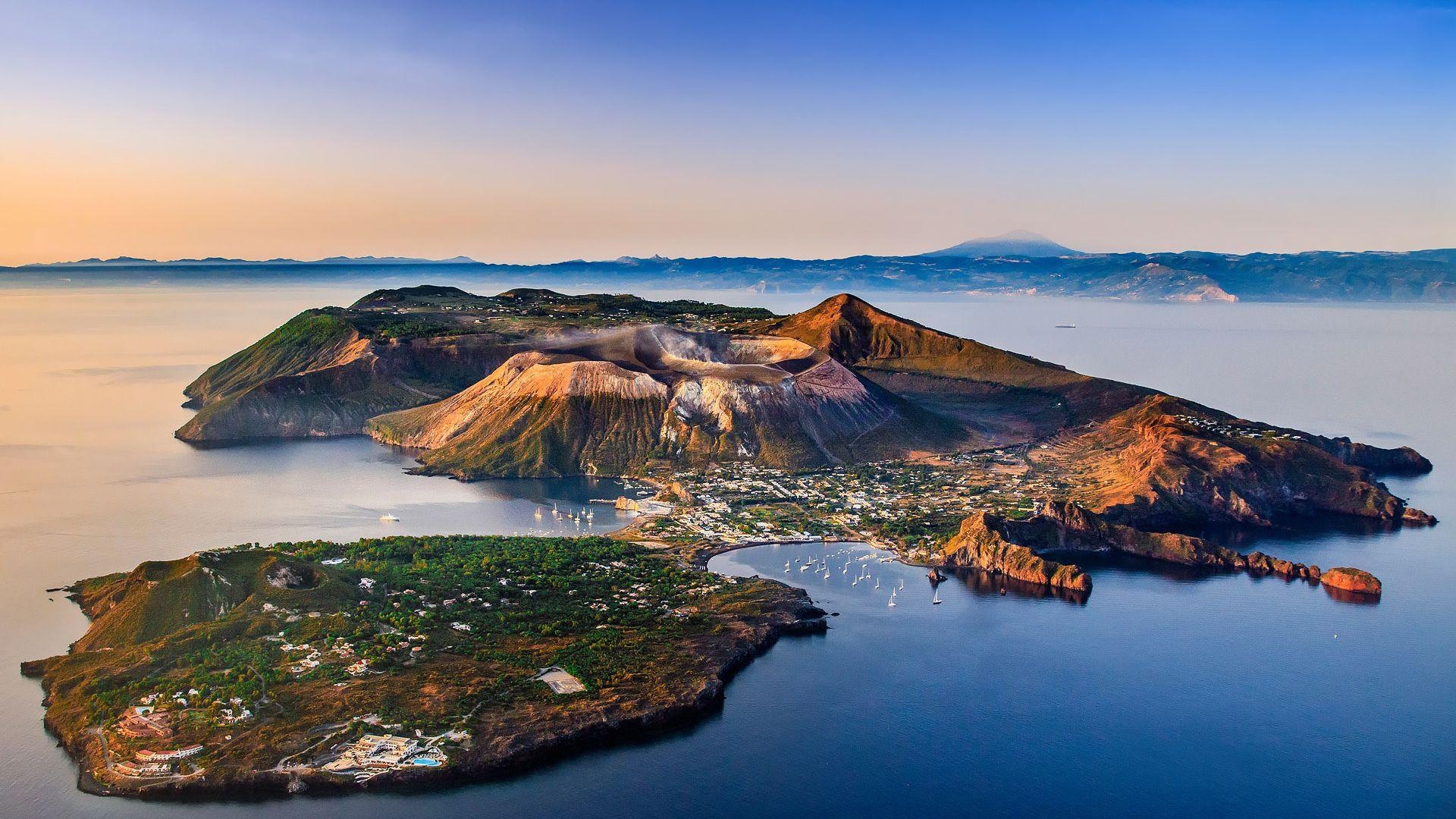 Tyrrhenisches Meer, Sizilien, Äolische Inseln, Italien, 1920x1080 Full HD Desktop