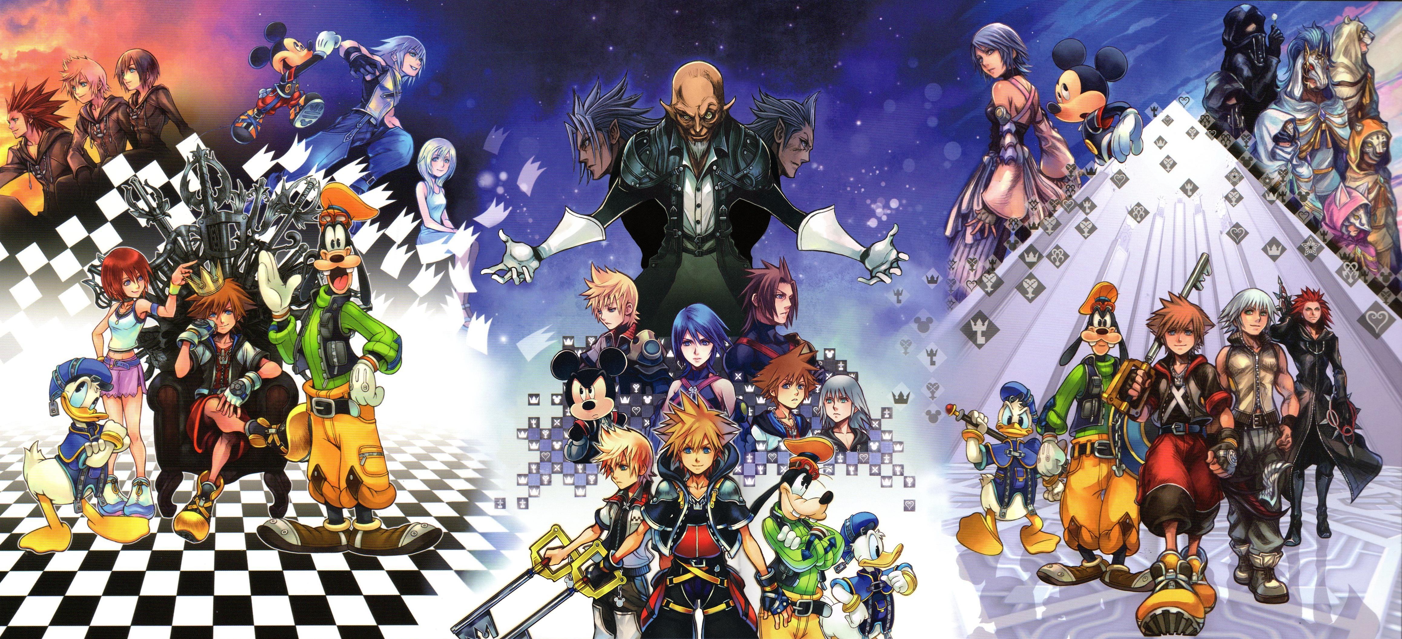 Herausforderung, Kingdom Hearts, Abenteuer, Disney, Spiel, 4640x2120 4K Desktop