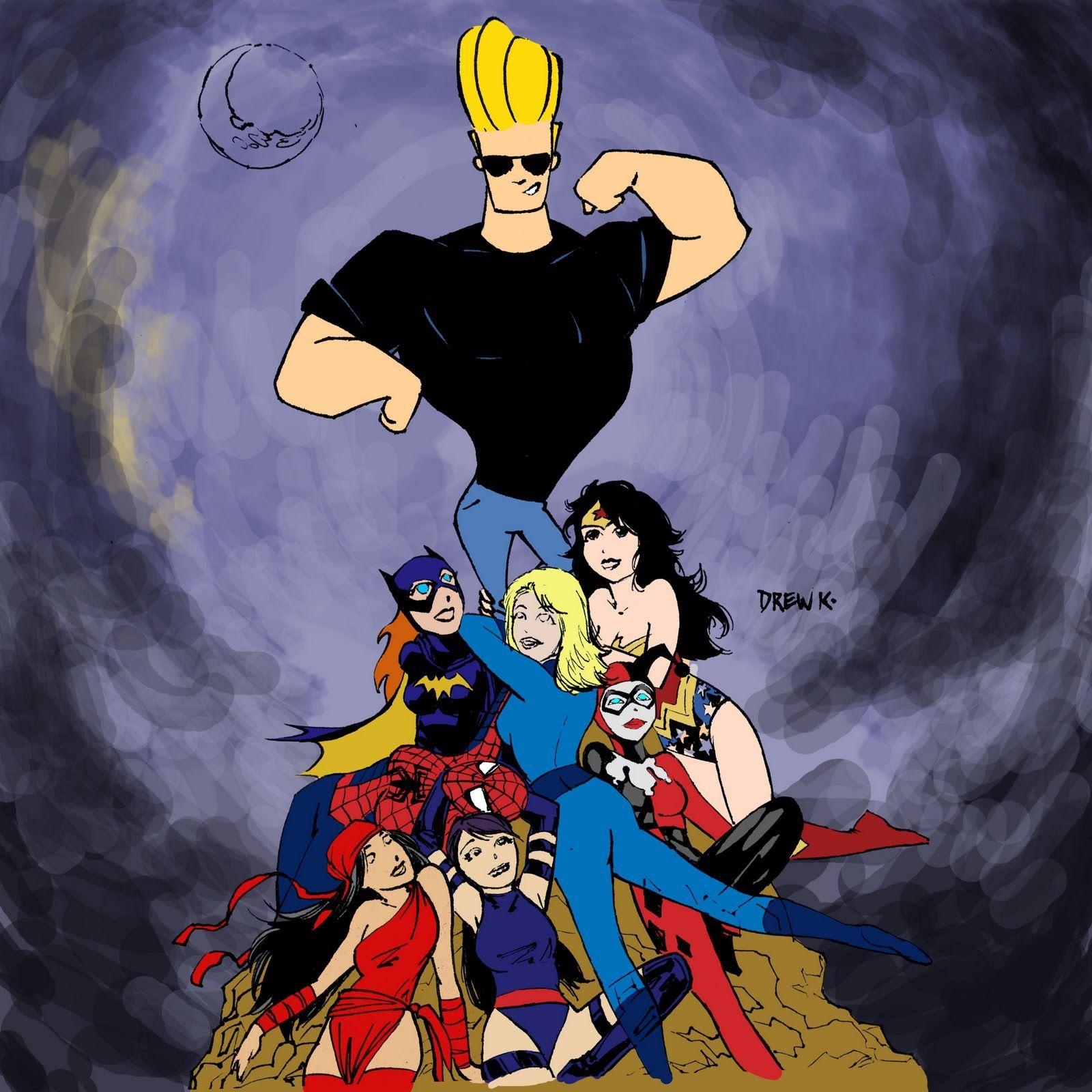 Johnny Bravo, Cartoons, Babes, Bild, Zeichentrick, 1600x1600 HD Handy