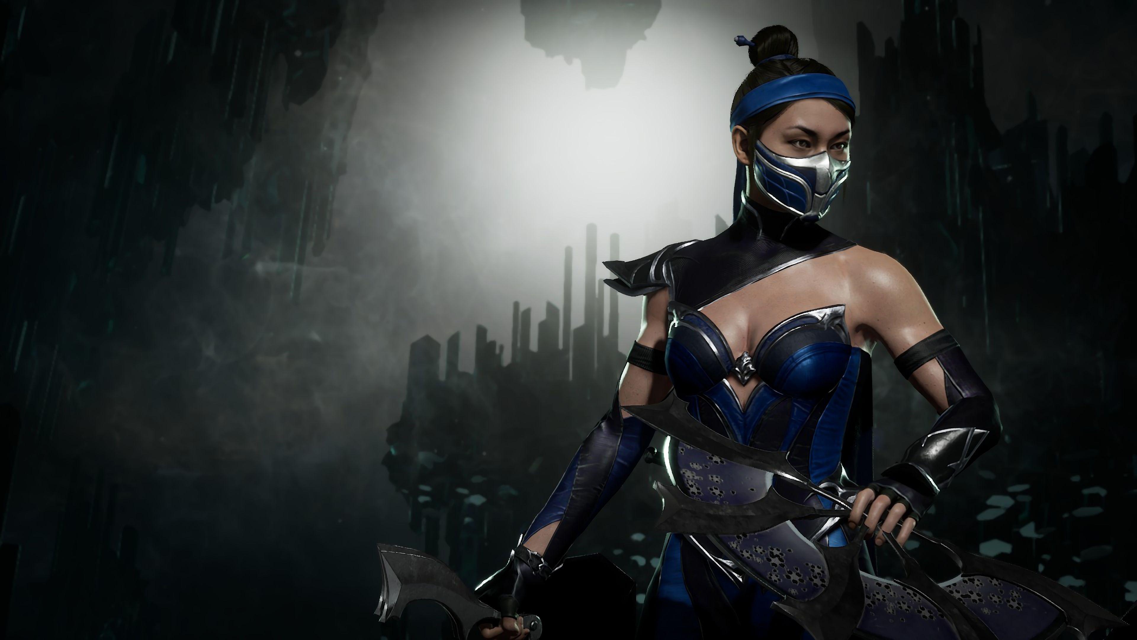 Kitana, Mortal Kombat 11, 4K, Hintergrund, Film, 3840x2160 4K Desktop