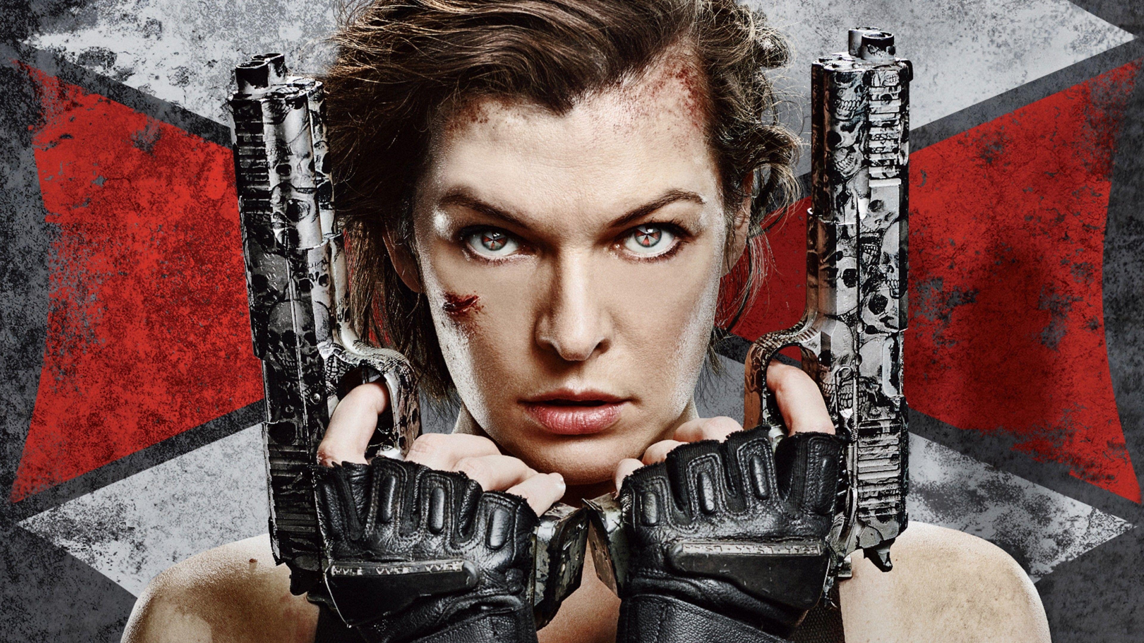 Milla Jovovich, Alice, Resident Evil, Final Chapter, Action, 3840x2160 4K Desktop