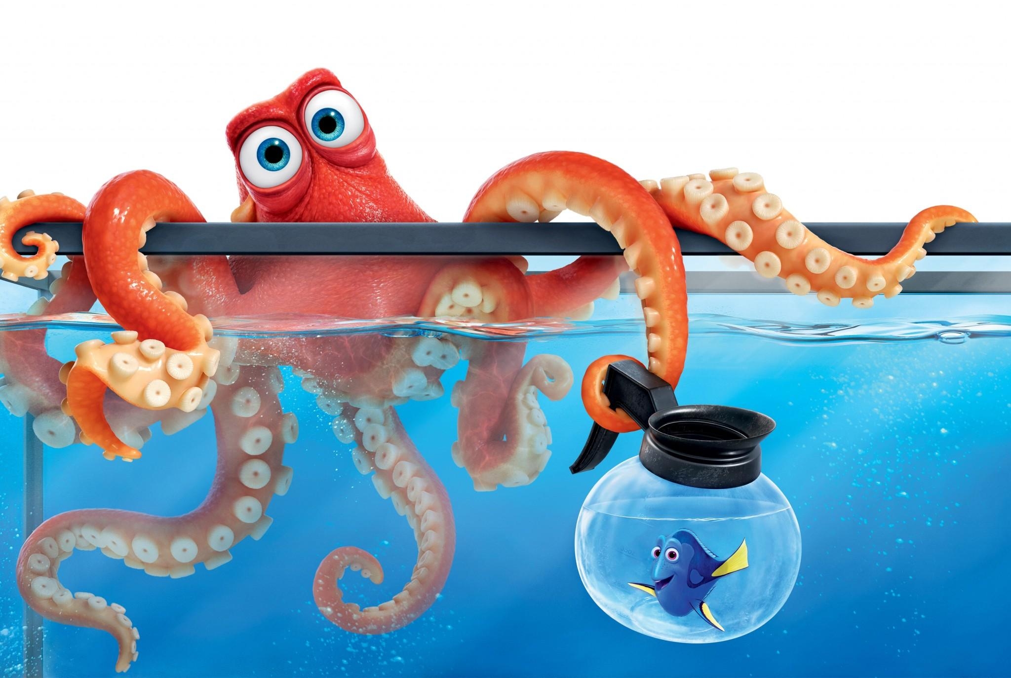 Finding Dory, Oktopus, Animation, Unterwasser, Film, 2050x1380 HD Desktop