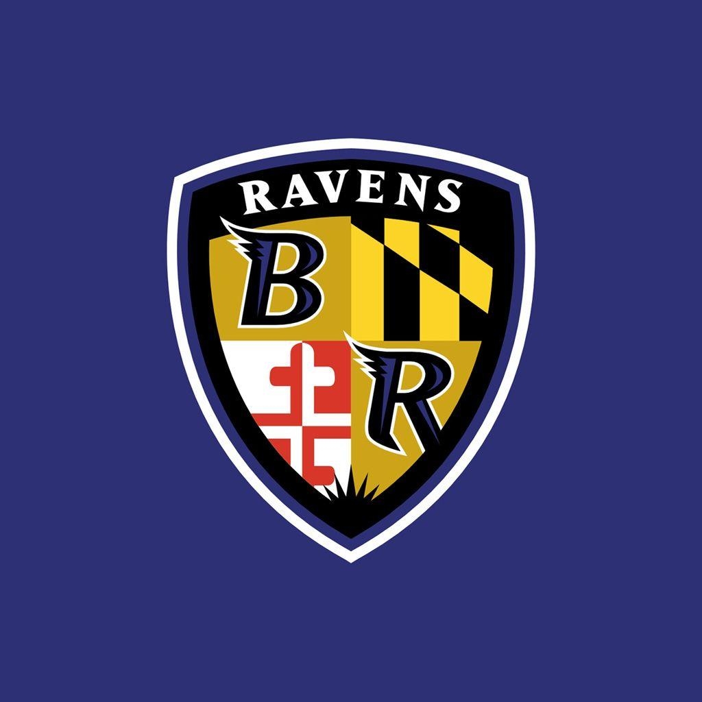 Baltimore Ravens, ipad, NFL, Teamlogo, USA, 1030x1030 HD Handy