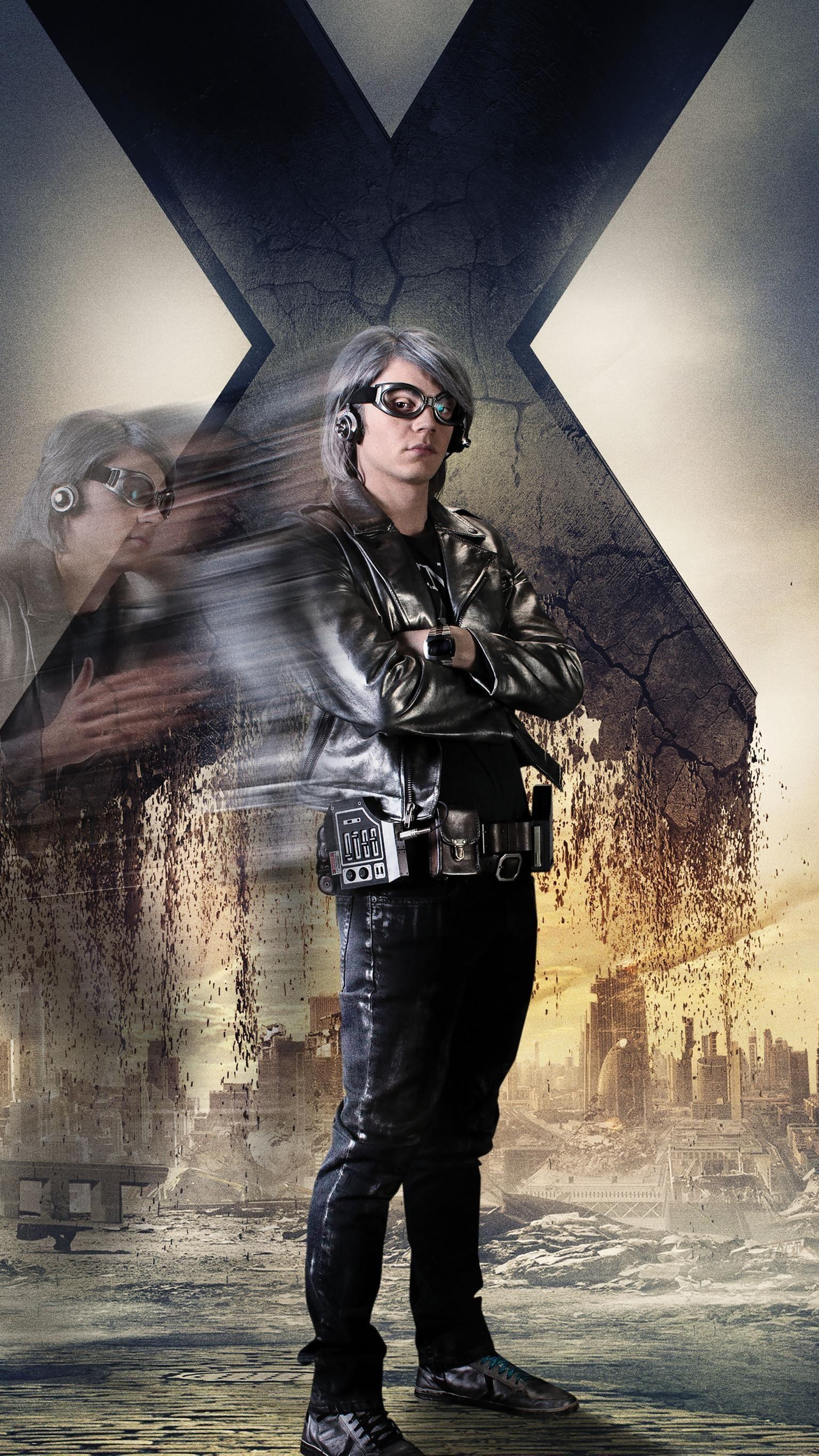 Quicksilver, X-Men, Zukunft, Film, 2014, 1540x2740 HD Handy