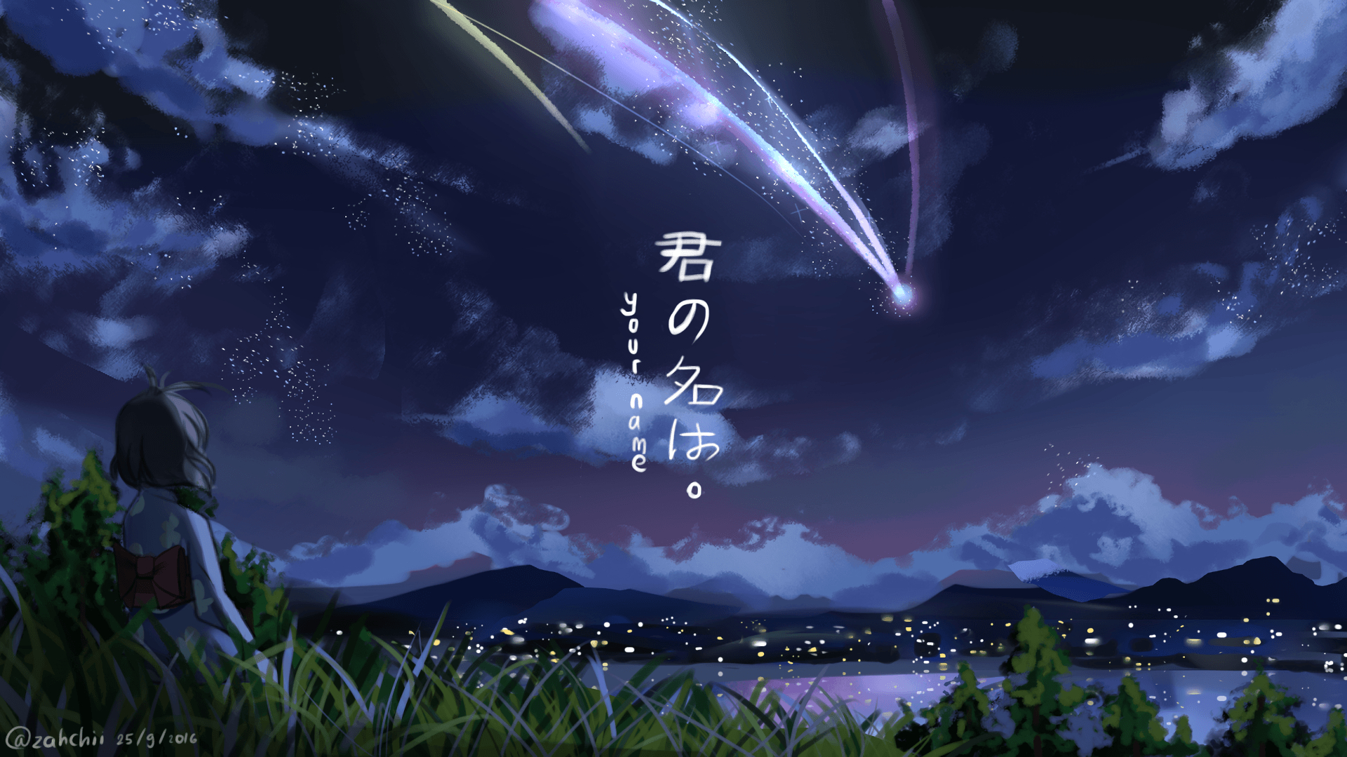 Your Name, HD Bild, Anime, Film, Hintergrund, 1920x1080 Full HD Desktop