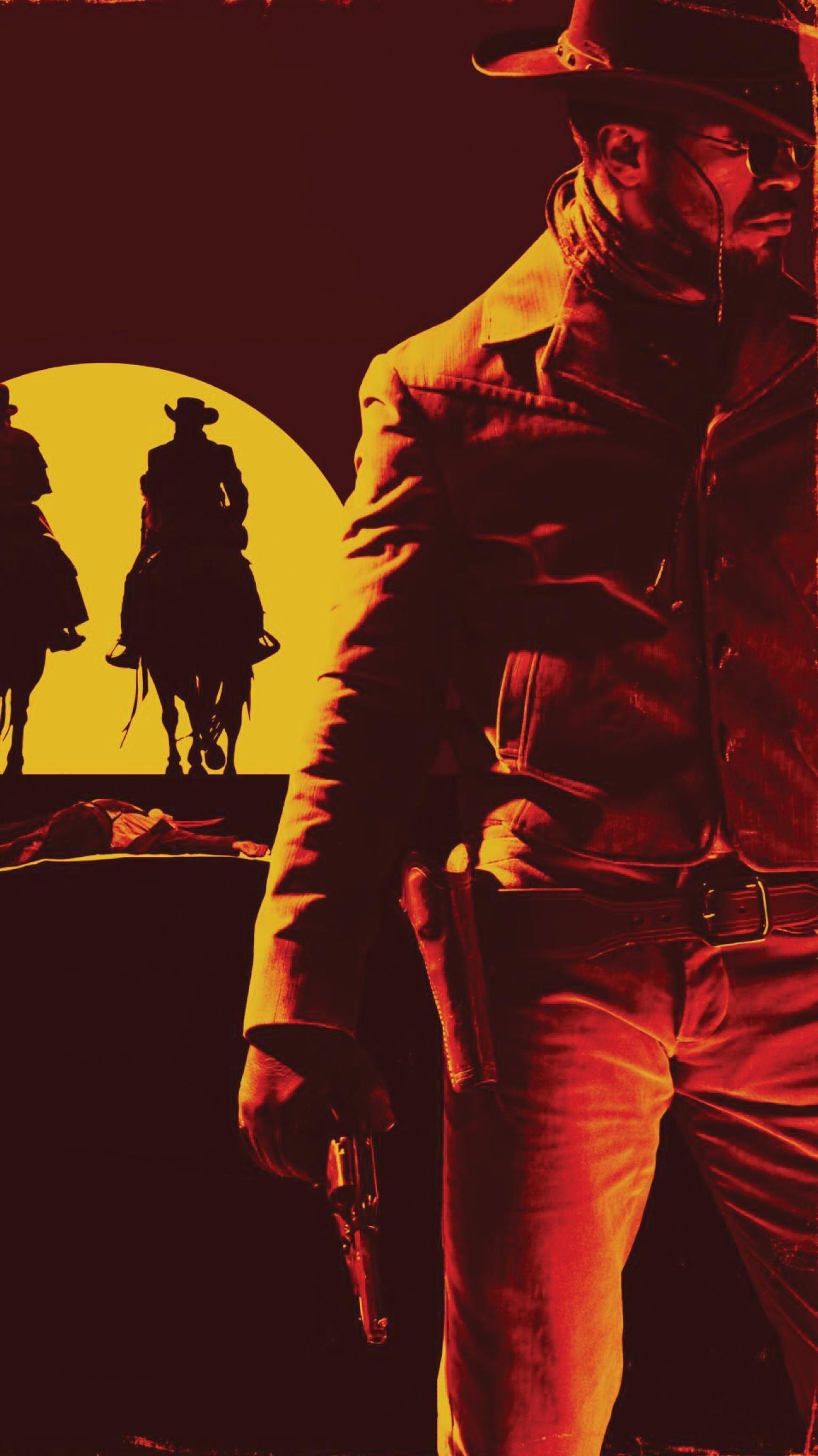 Django Unchained, 2012, Handy, Quintin Tarantino, Western, 1540x2740 HD Handy