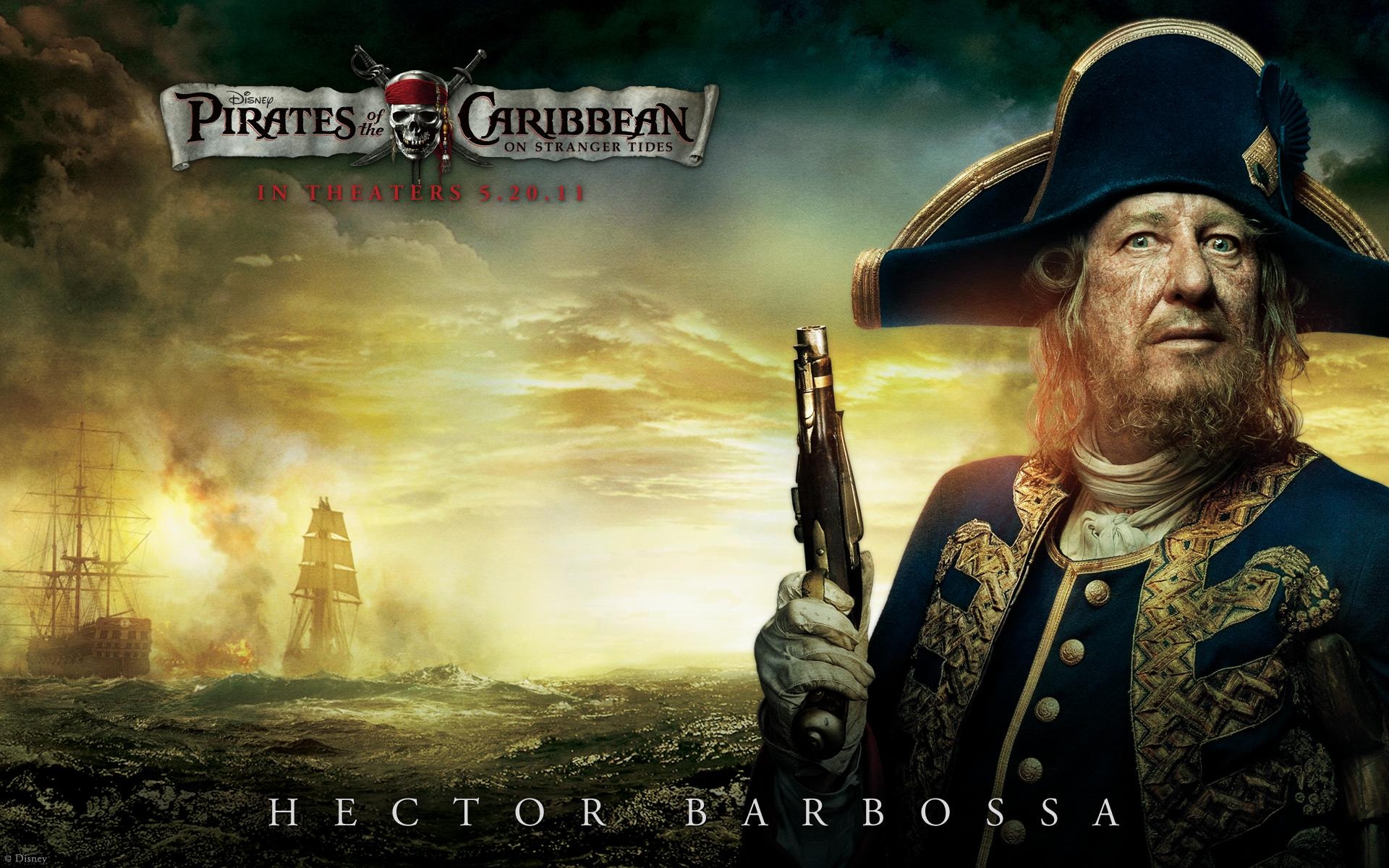 Barbossa, Piraten der Karibik, Film, Abenteuergeschichte, HD, 1920x1200 HD Desktop