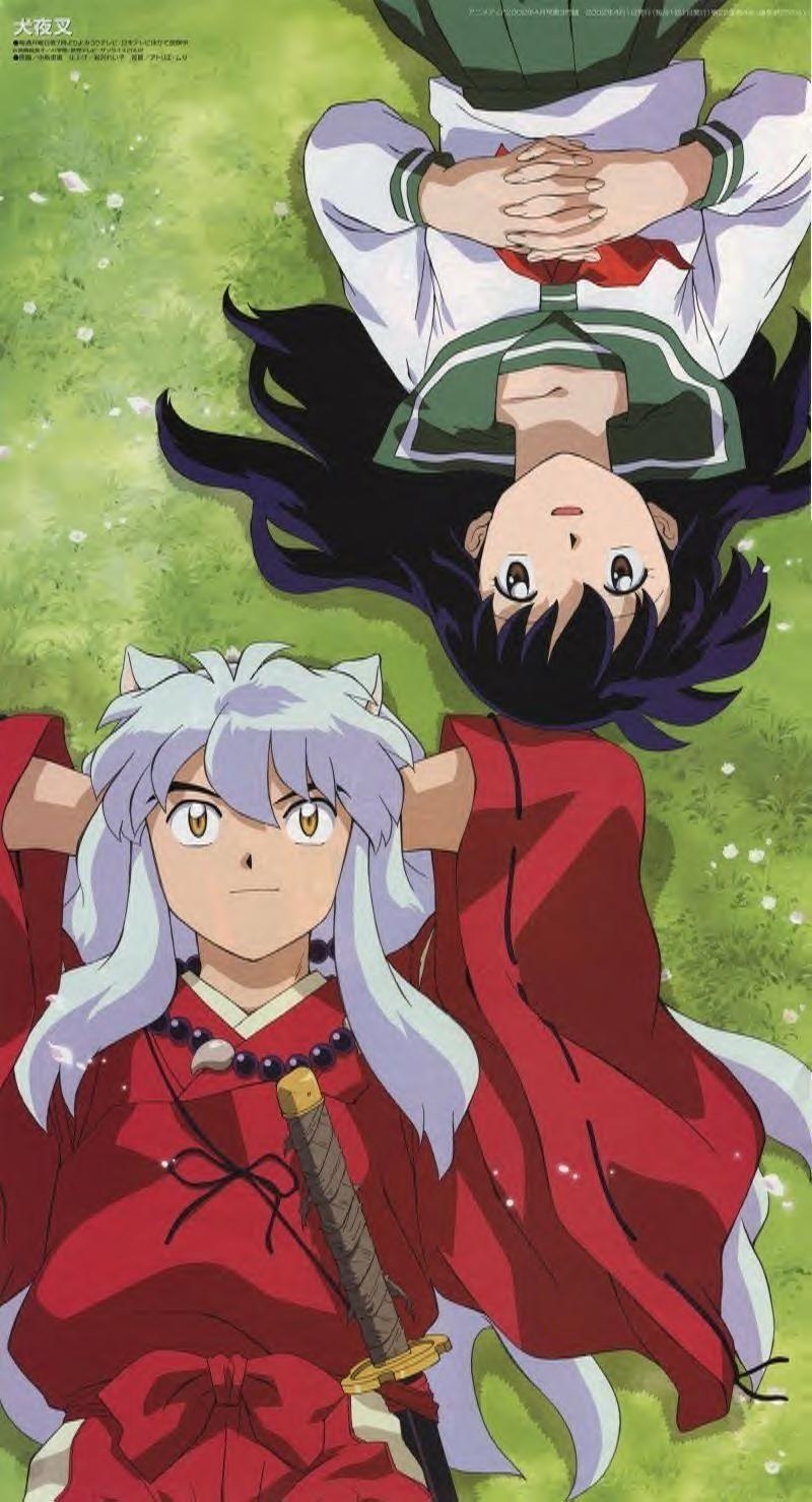 Inuyasha und Kagome, Anime, Partnerschaft, Heldin, Bild, 800x1480 HD Handy