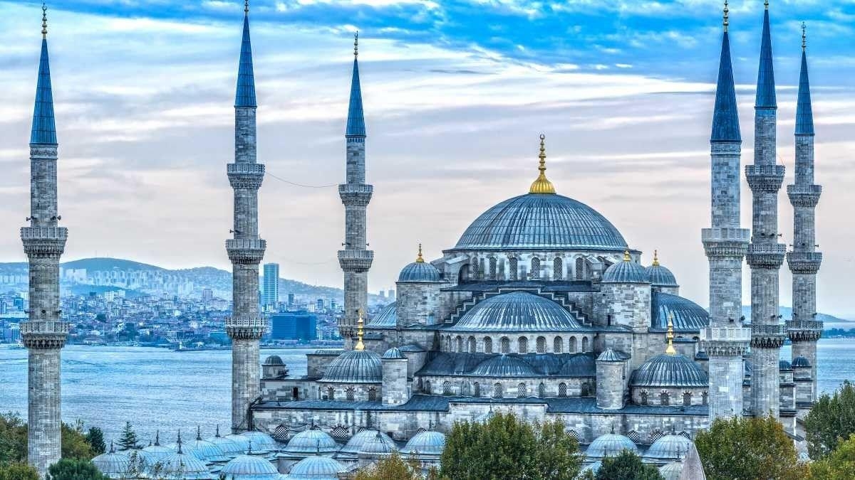 Sultan Ahmed Moschee, Türkei, Ahmed, Islamisch, Architektur, 1200x680 HD Desktop