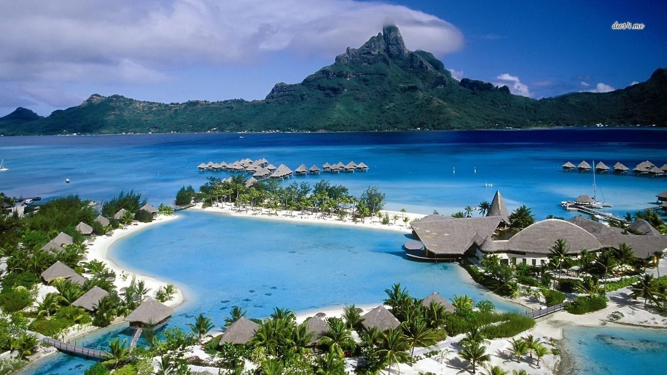 Bora Bora, Reisen, HD Bild, Französisch-Polynesien, Insel, 1370x770 HD Desktop