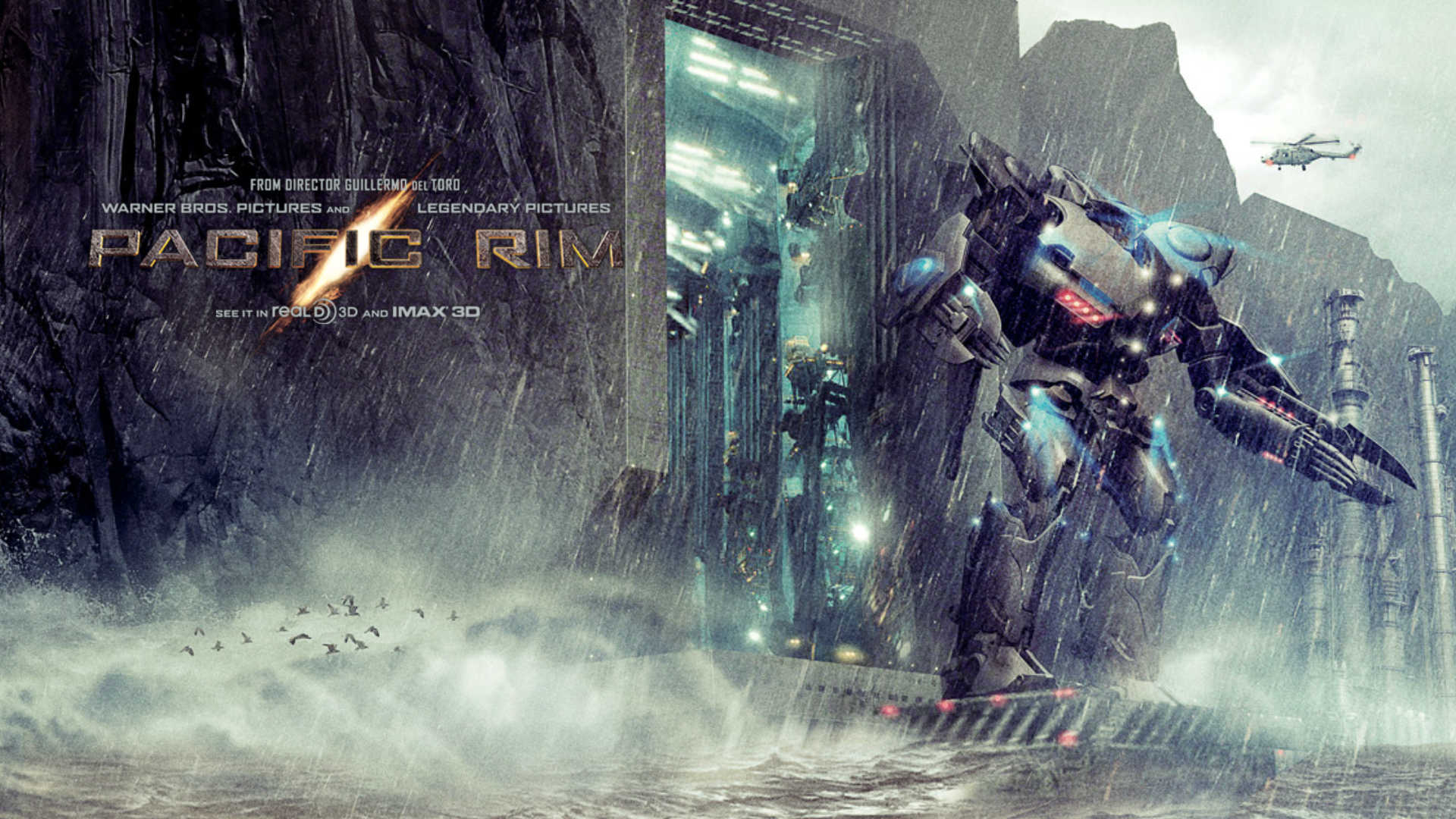 Pacific Rim, Hd, Filme, Sci-Fi, Roboter, 1920x1080 Full HD Desktop