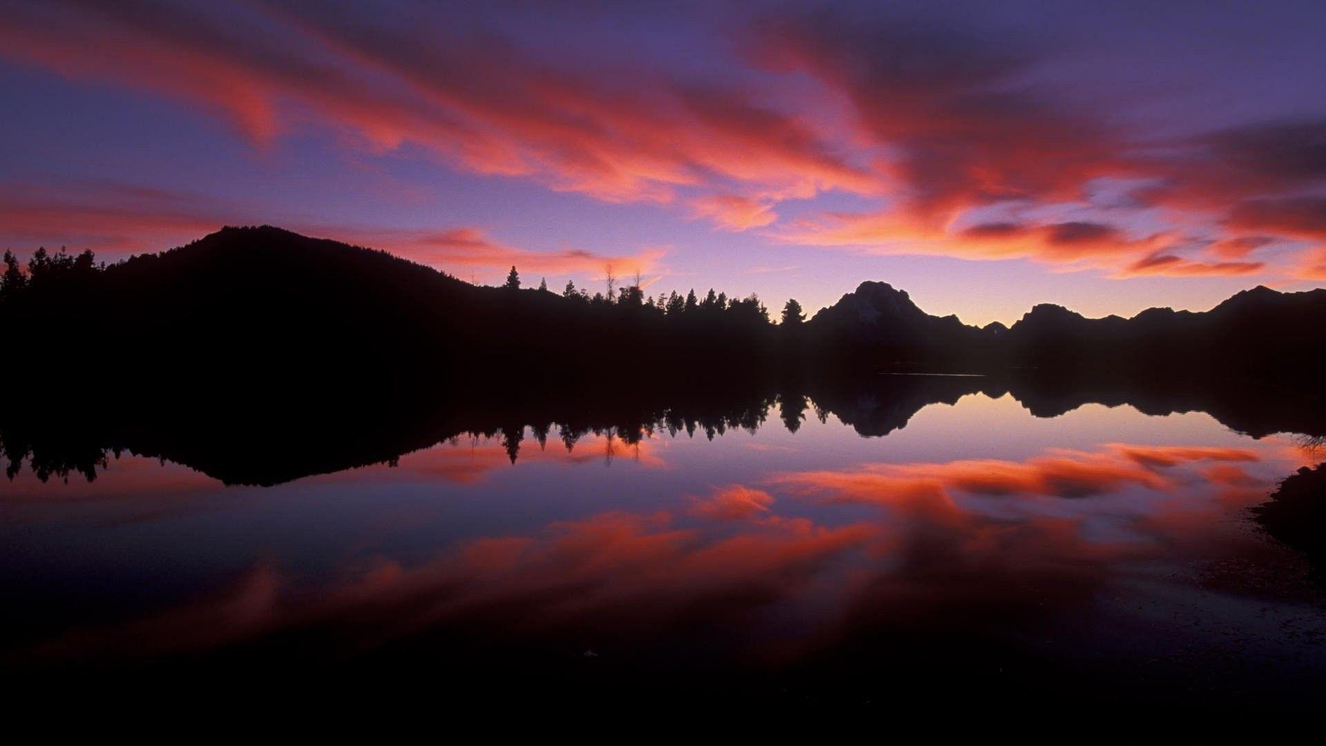 Wyoming, Reisen, Park, Sonnenaufgang, Landschaften, 1920x1080 Full HD Desktop