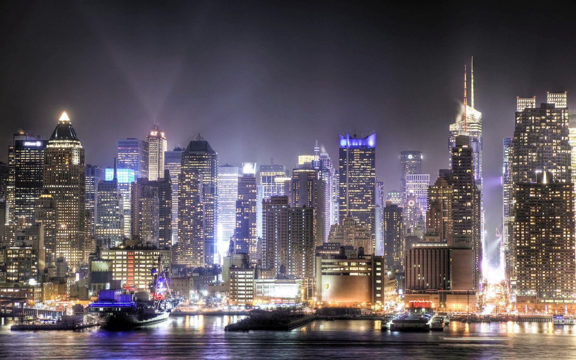 Manhattan Skyline, New Jersey, HD, Reisen, Fotografie, 1920x1200 HD Desktop