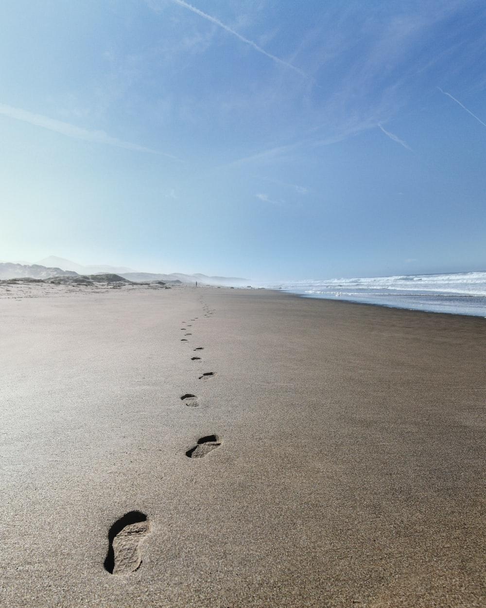 Bild herunterladen, Sand, Fußspuren, Kostenlos, Fotografie, 1000x1250 HD Handy