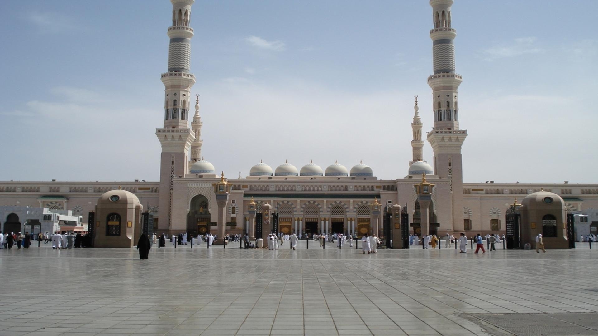 Masjid Al-Nabawi, Madina, Saudi-Arabien, Pilgerziel, 1920x1080 Full HD Desktop