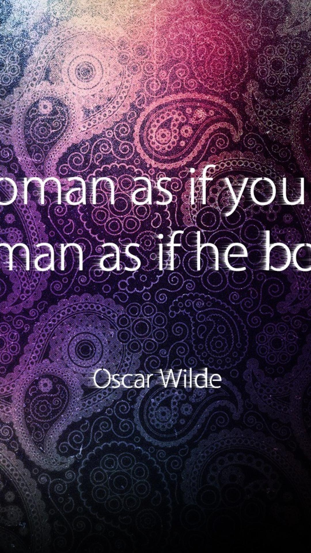 Oscar Wilde, Literatur, Kunst, Poesie, Zitate, 1080x1920 Full HD Handy