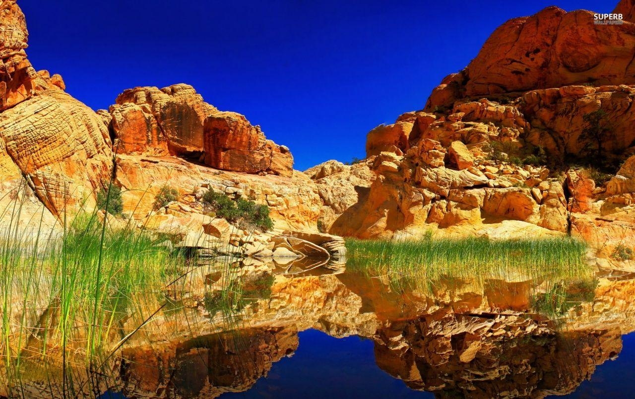 Red Rock Canyon, Nevada, Landschaft, USA, Reisen, 1280x810 HD Desktop