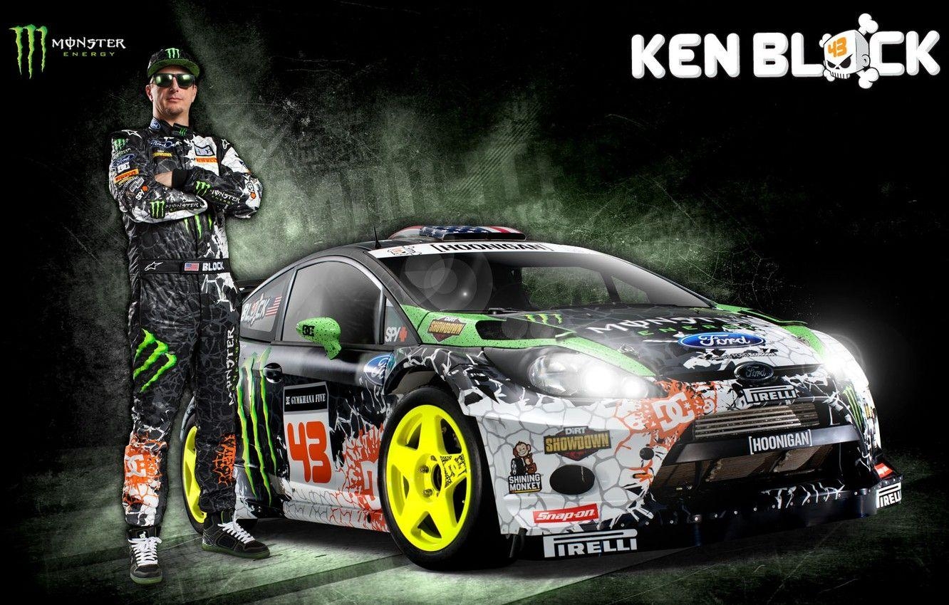 Ford Rallye, Ken Block, WRC, Monster Energy, Motorsport, 1340x850 HD Desktop