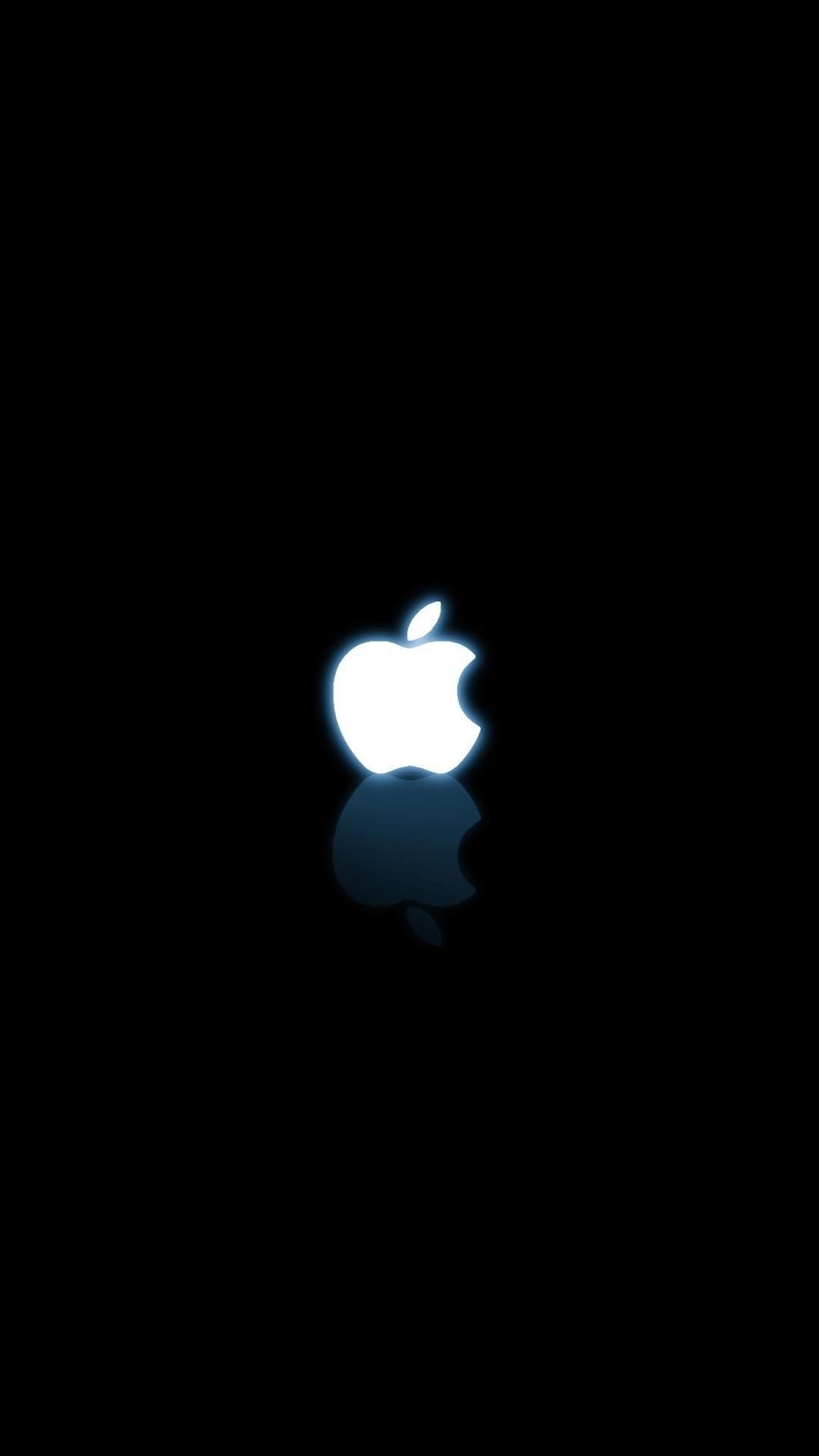 Schwarz-Weiß, Apple Logo, Appletite, Kunst, Hintergrund, 1080x1920 Full HD Handy