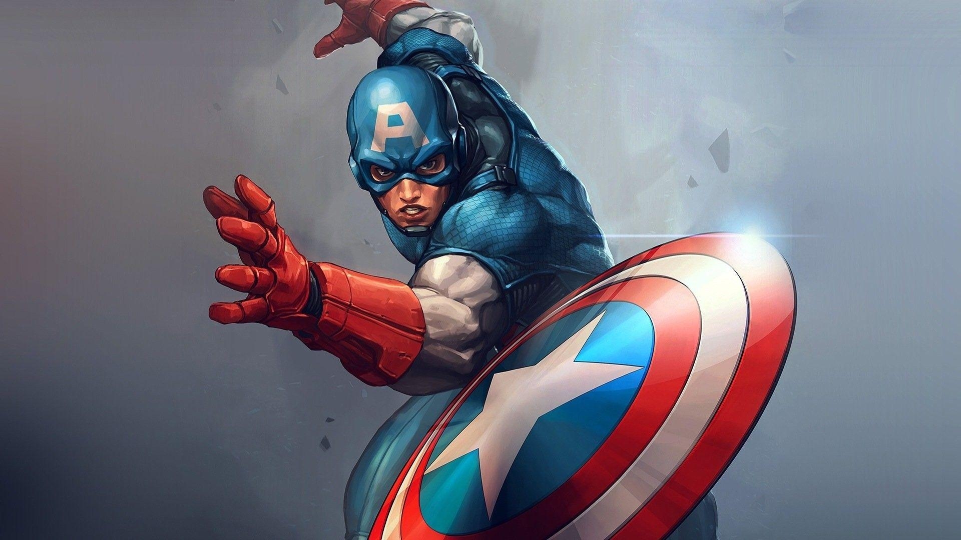 Captain America, Gratis, Erstaunlich, HD, Superheld, 1920x1080 Full HD Desktop