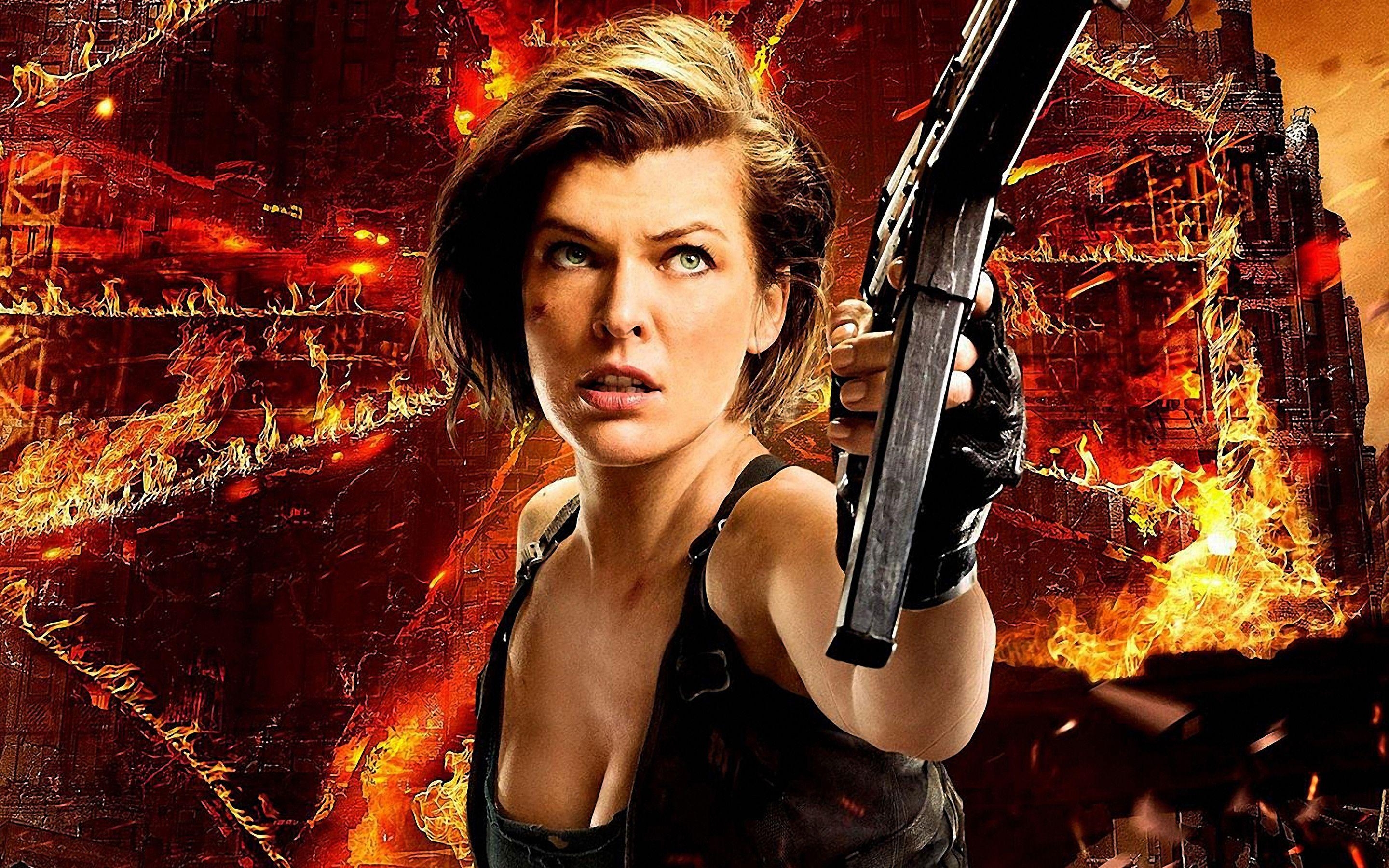 Milla Jovovich, Resident Evil, Finale Kapitel, HD, Filme, 2880x1800 HD Desktop