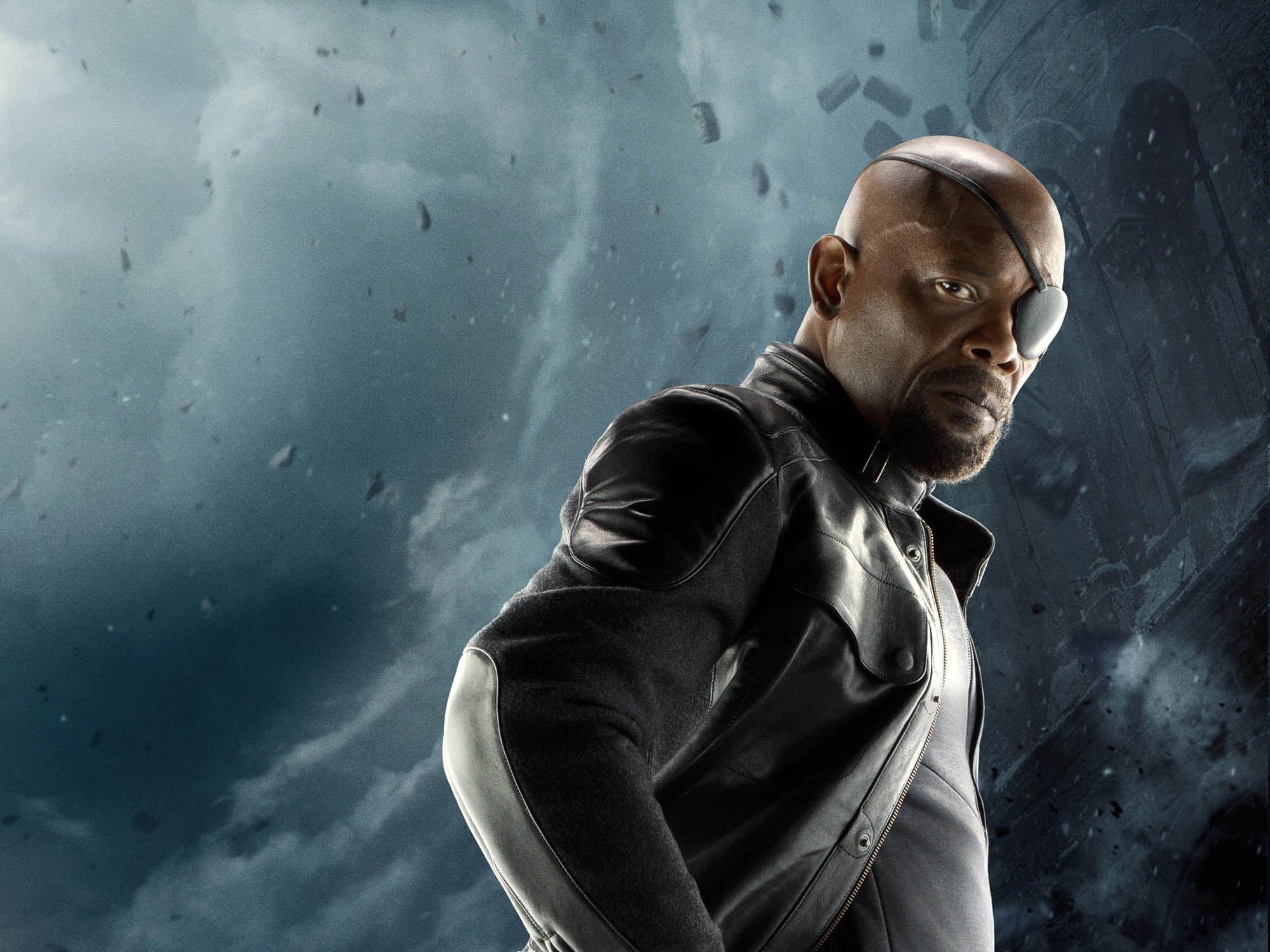 Nick Fury, Marvel, Filme, Charakter, Hintergrund, 2000x1500 HD Desktop