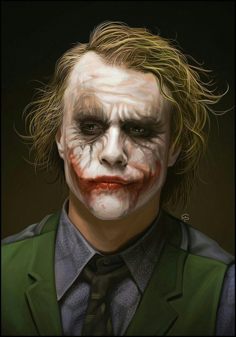 Süßer Joker, Heath Ledger, Bild, Lächeln, Film, 990x1410 HD Handy