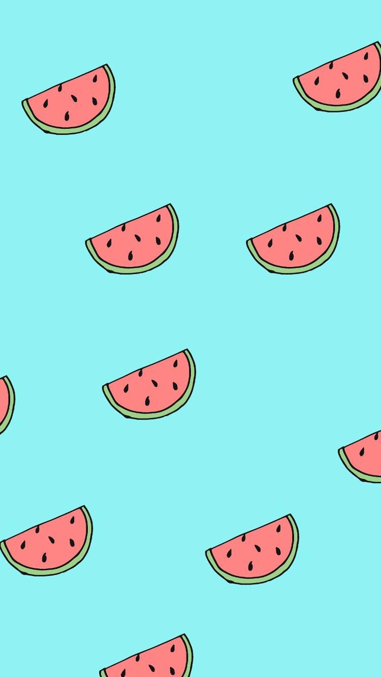 Wassermelone, Lebensmittel, Grafik, Bild, Kunst, 750x1340 HD Handy