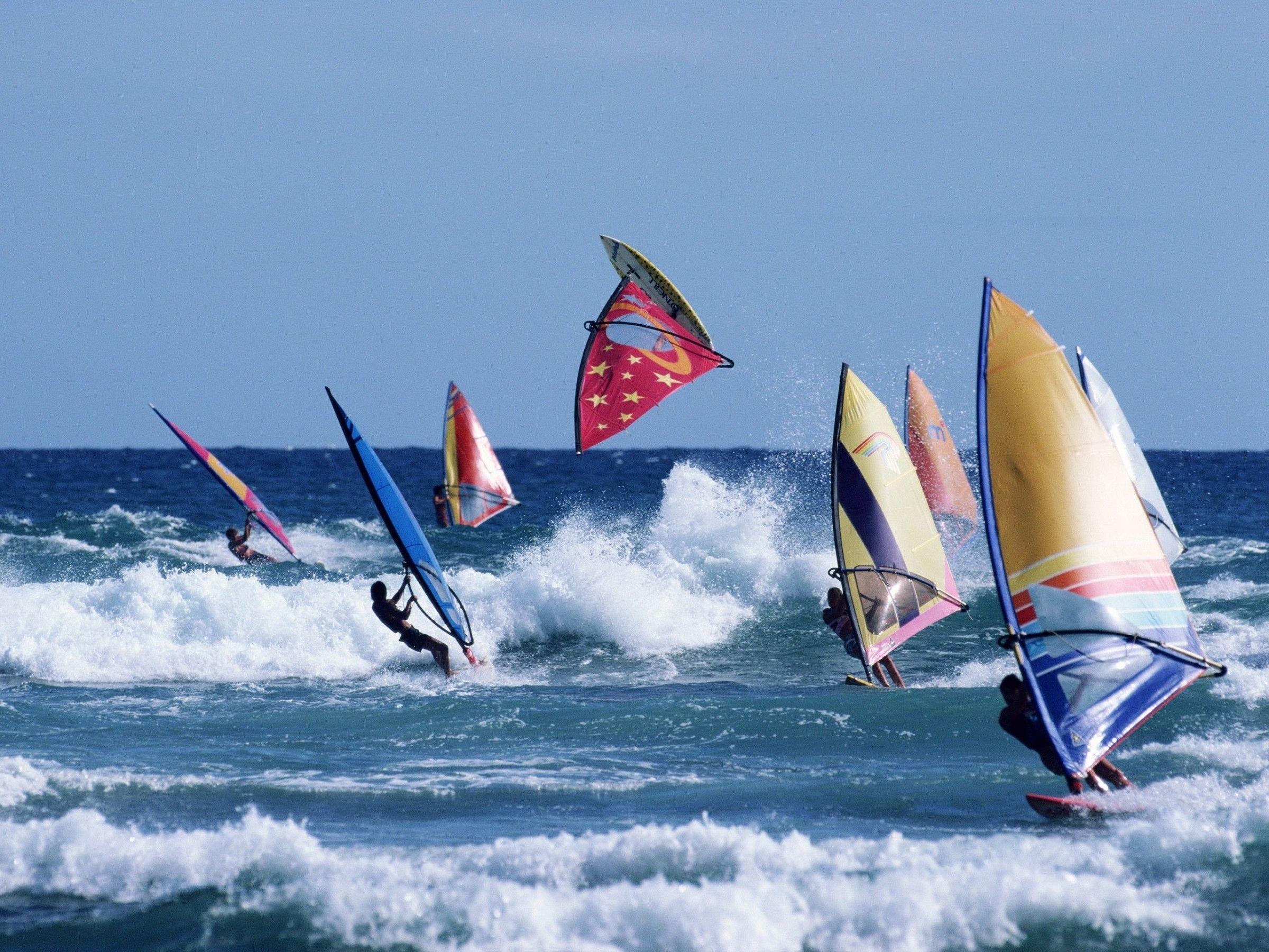 Windsurfing, Surfing, Bild, HD, Hintergrund, 2400x1800 HD Desktop