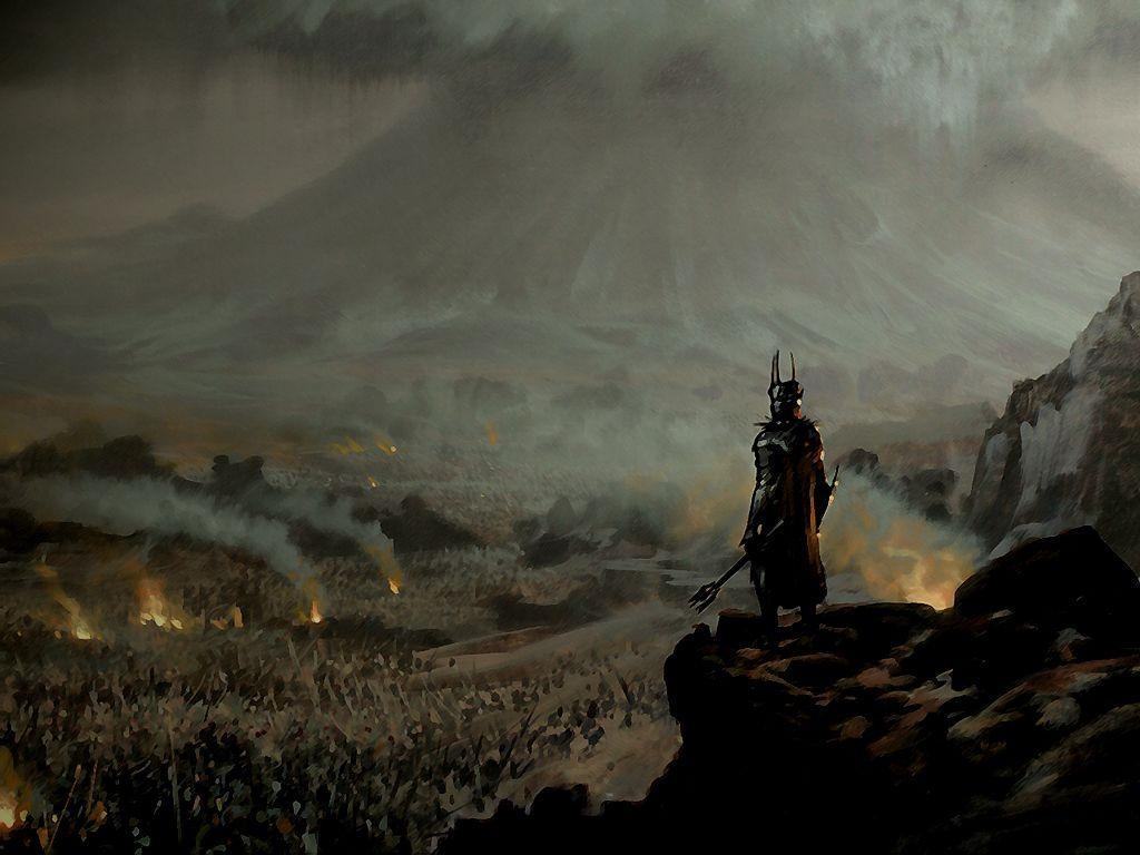 Sauron, Herr der Ringe, Anime, Geschichte, Dunkelheit, 1030x770 HD Desktop