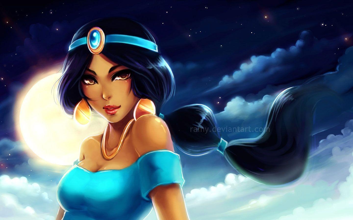 Prinzessin Jasmin, Desktop, Hintergrund, Cartoon, Disney, 1440x900 HD Desktop