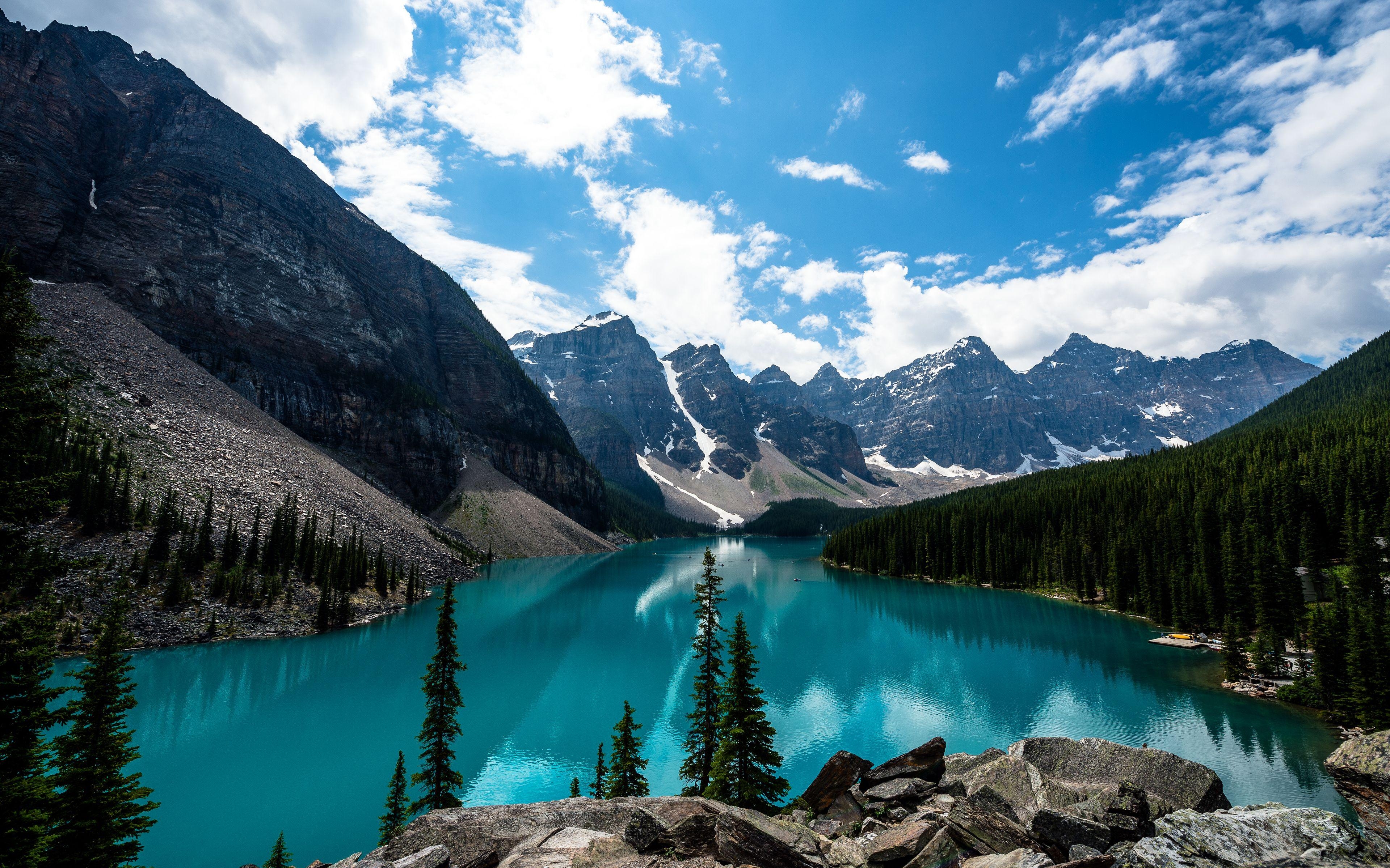 Lake Louise, Banff, Nationalpark, Kanada, Landschaft, 3840x2400 4K Desktop