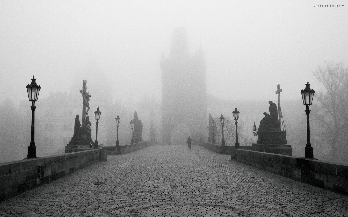 Karlsbrücke, Prag, Vltava, Wahrzeichen, Tschechien, 1440x900 HD Desktop