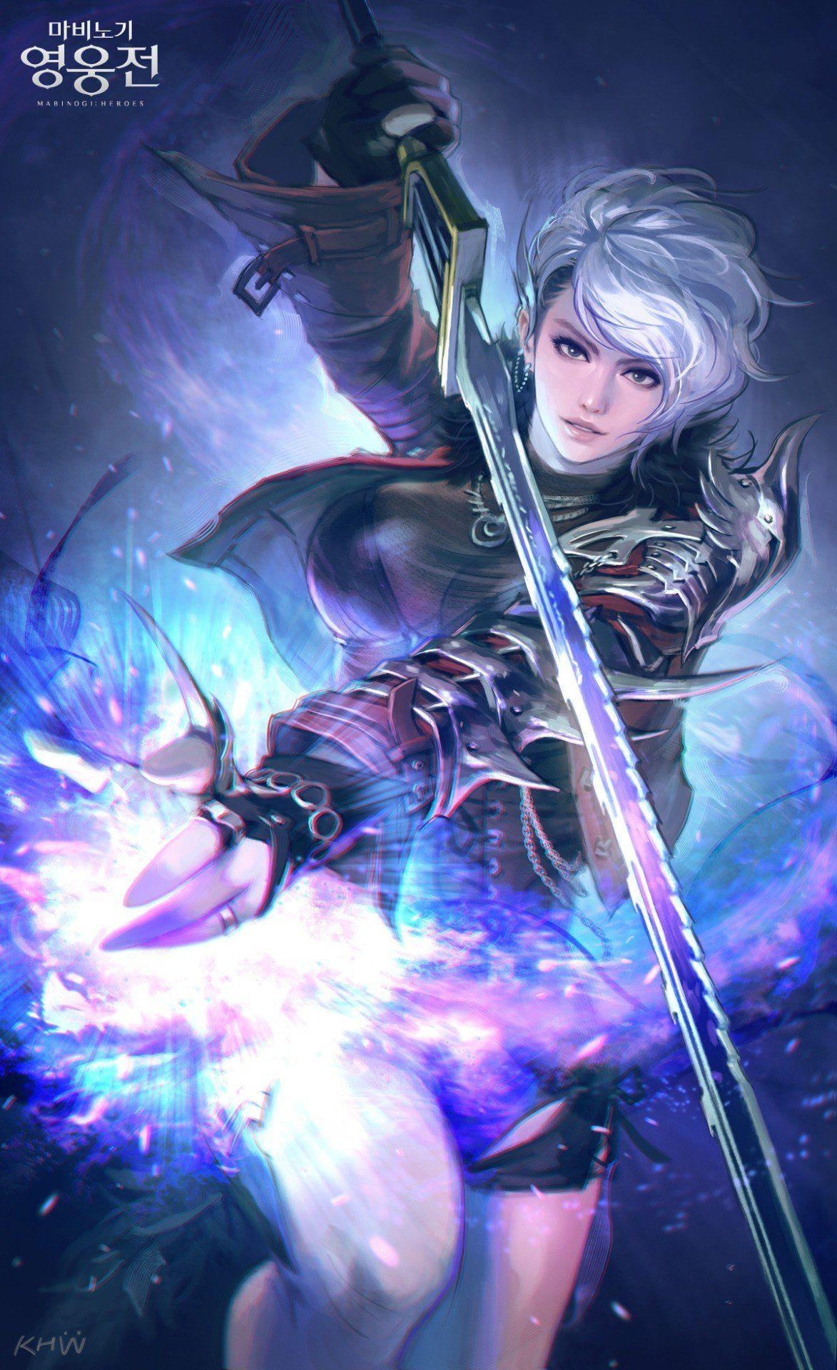 Animeheld, Mabinogi, Schwertkunst, Mobiler Hintergrund, 1180x1920 HD Handy