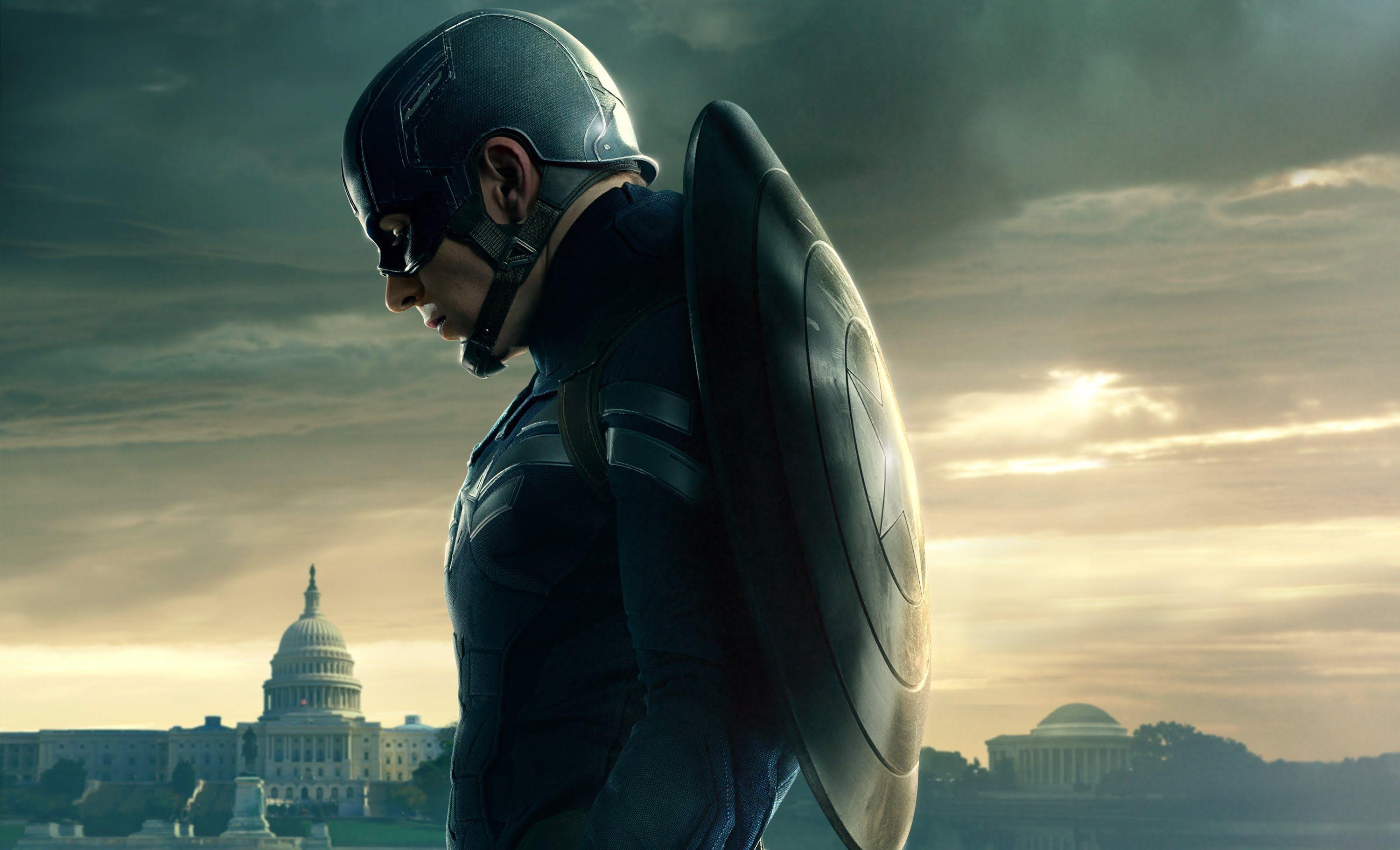 Chris Evans, Captain America, Filme, HD, Superheld, 3000x1830 HD Desktop