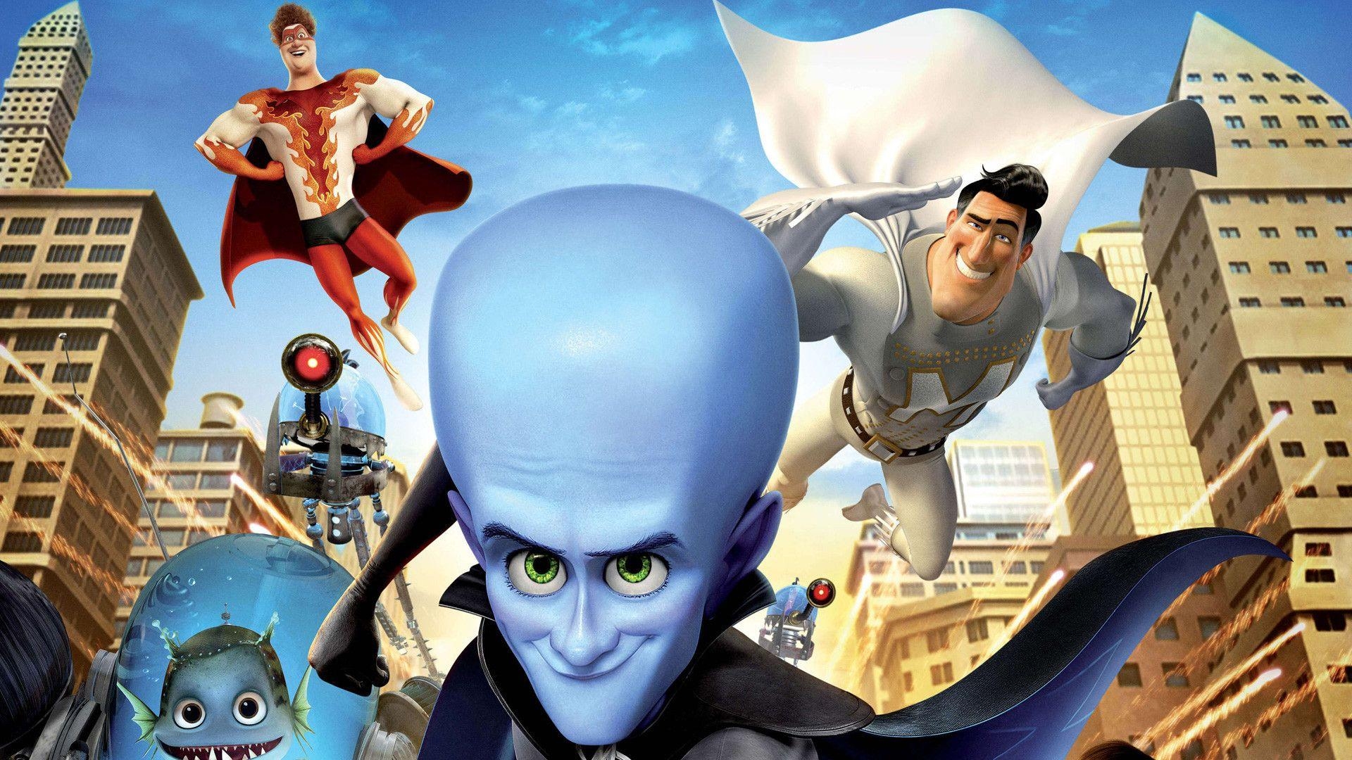 Megamind, HD, Mobile Hintergründe, Animation, Zeichentrick, 1920x1080 Full HD Desktop