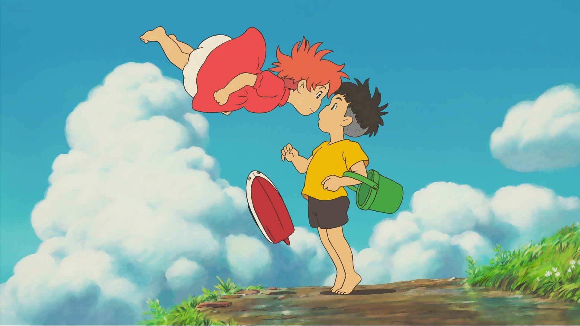 Ponyo Anime, HD, Hintergrundbild, Ghibli Studio, Japan, 1920x1080 Full HD Desktop