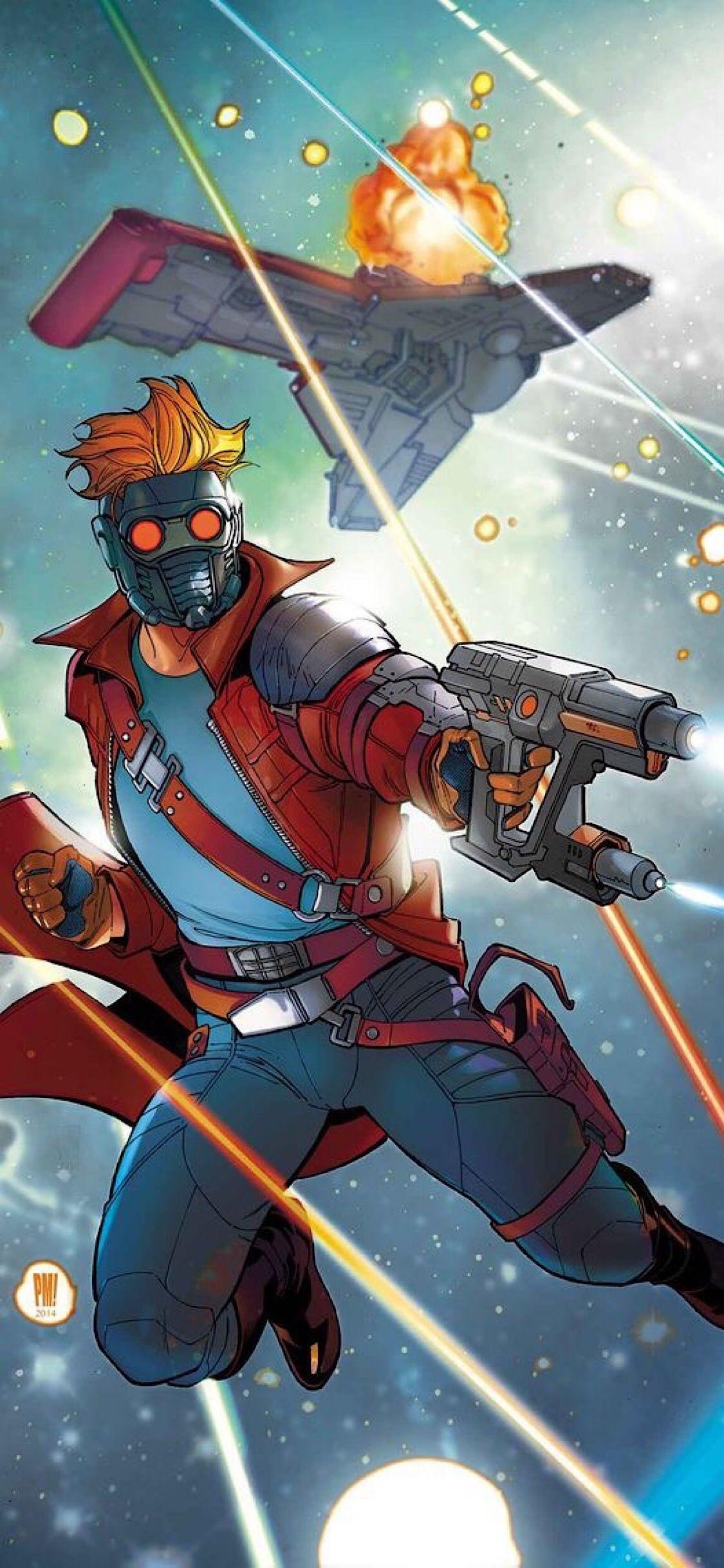 MCU, Charakter, Star-Lord, Hintergrund, Unendlichkeitskrieg, 1130x2440 HD Handy