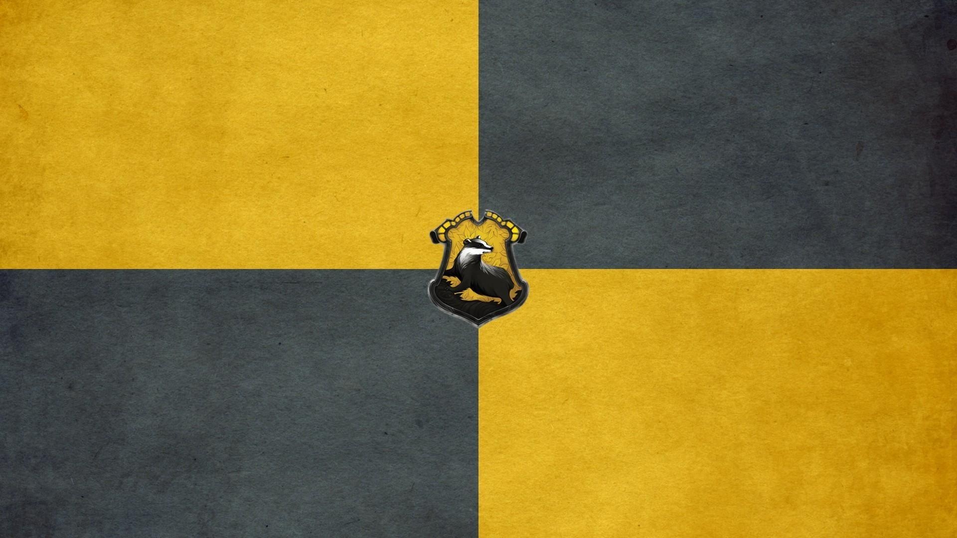 Harry Potter, Hufflepuff, Dachs, Hogwarts, Wappen, 1920x1080 Full HD Desktop