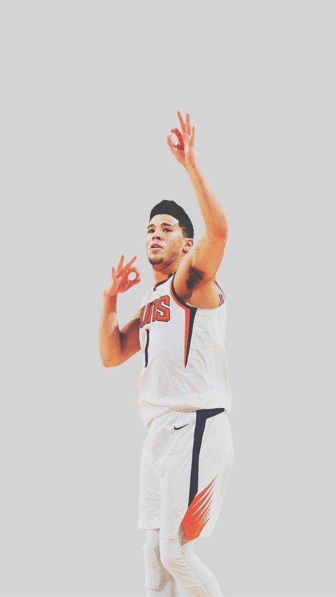 Devin Booker, NBA, Spieler, Hintergrund, Basketball, 680x1200 HD Handy