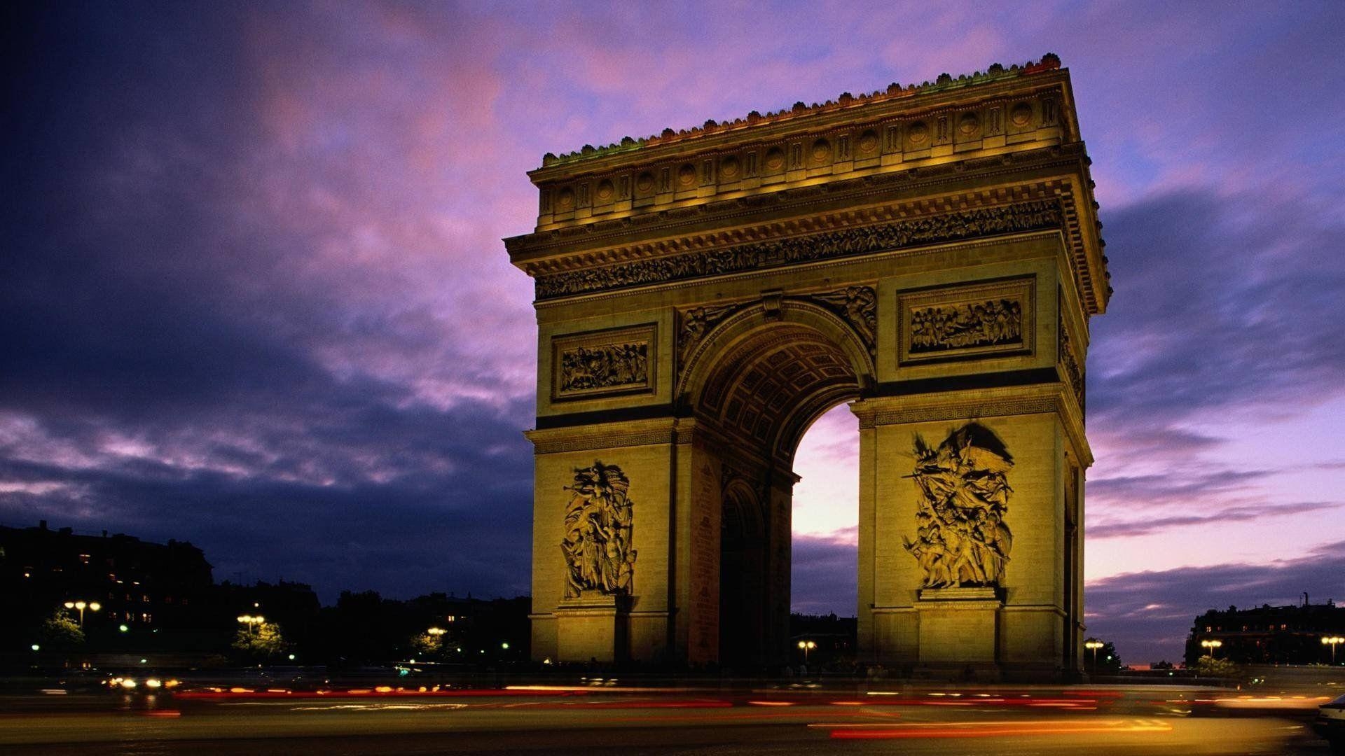 Arc de Triomphe, Paris, HD, Desktop, Mobil, 1920x1080 Full HD Desktop