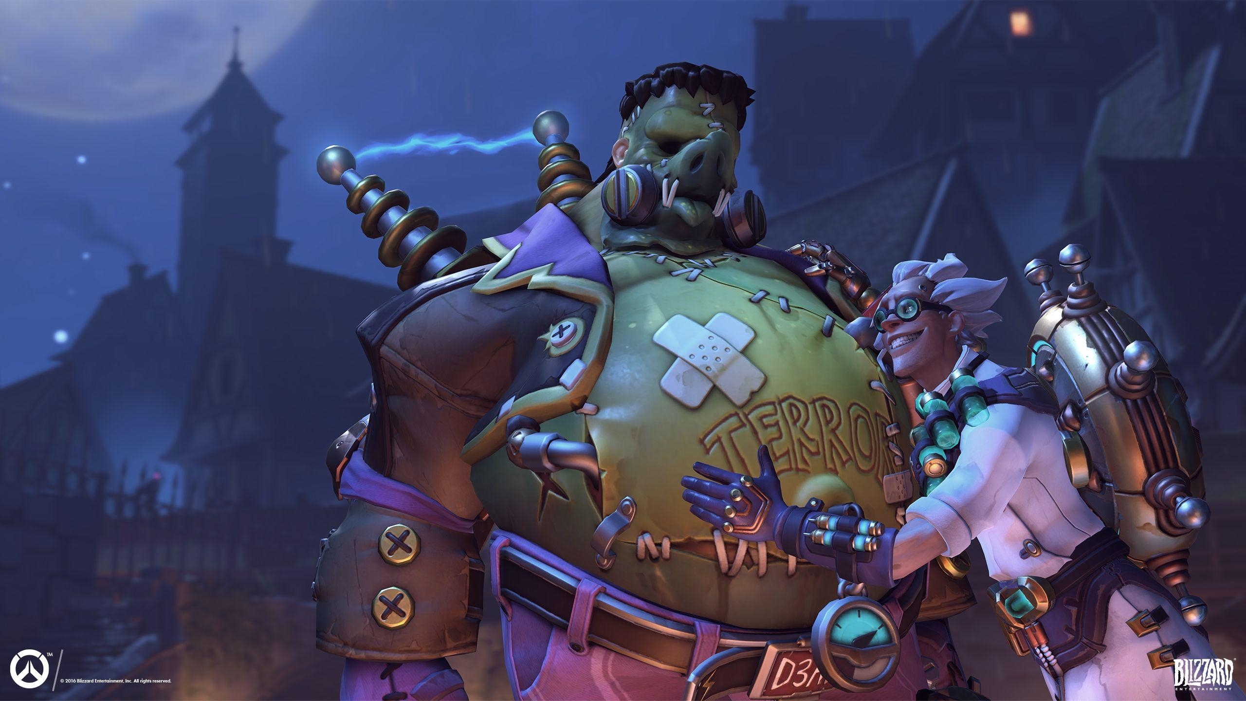 Roadhog, Junkrat, Overwatch, Download, Hintergrund, 2560x1440 HD Desktop