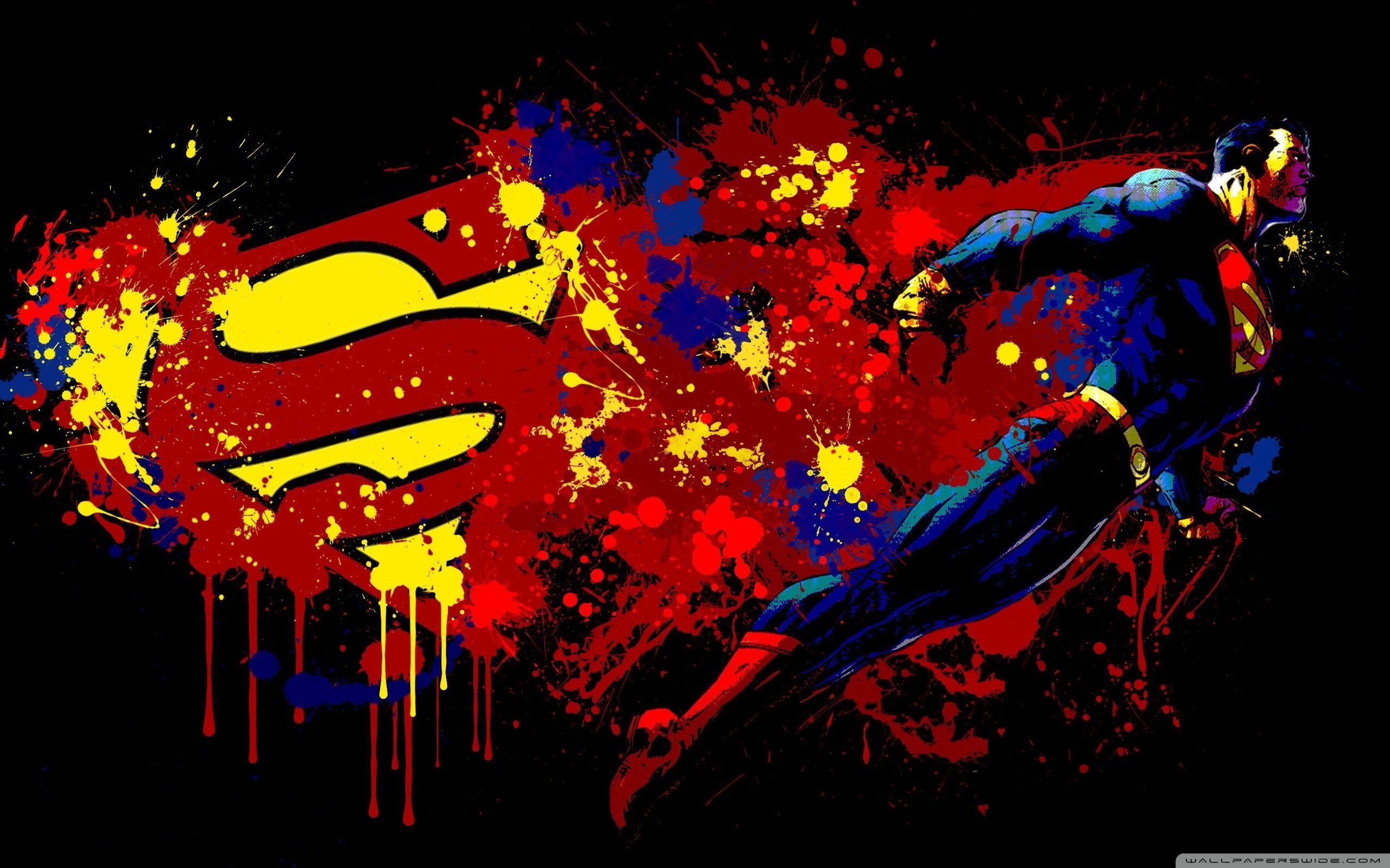 Superman Cartoon, 4K UHD, Desktop Hintergrund, Superheld, Animation, 2560x1600 HD Desktop