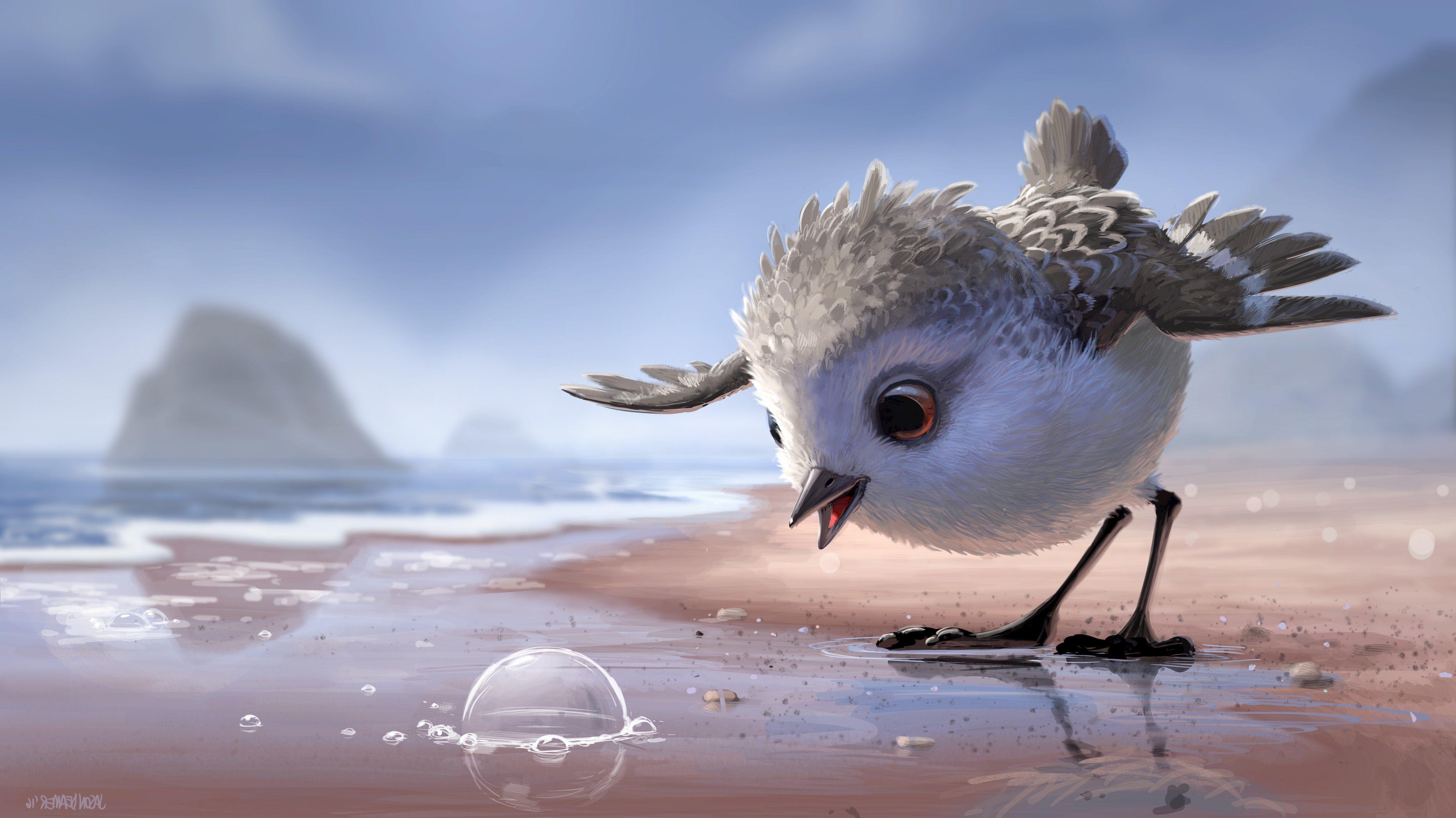 Piper Pixar, Animationsfilm, HD, 4K, Bilder, 5600x3150 4K Desktop