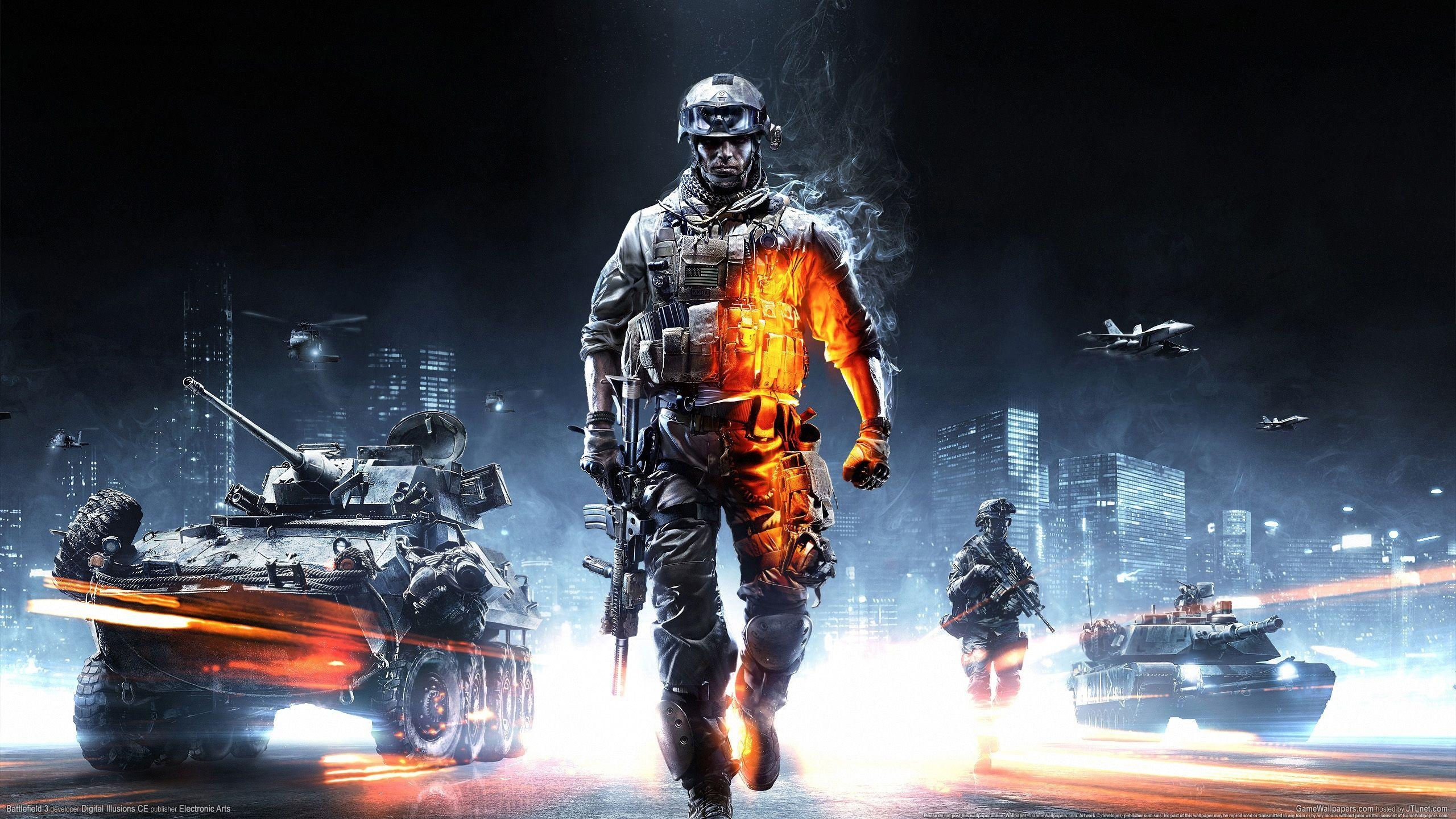 Battlefield 3, Bild, Gaming, Hintergrund, Szene, 2560x1440 HD Desktop