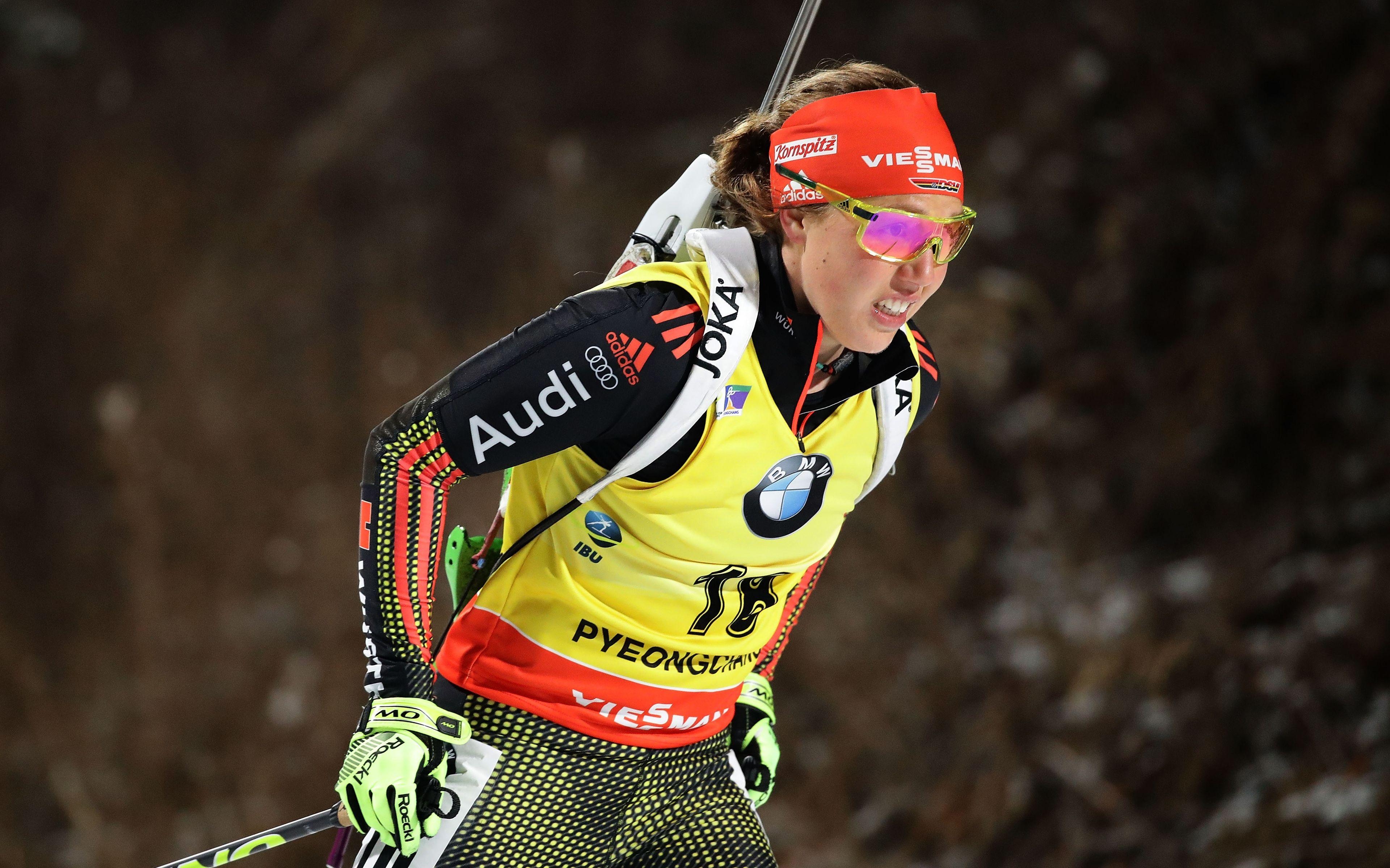 Laura Dahlmeier, Deutschland, Biathlon, Weltmeisterin, Sport, 3840x2400 4K Desktop